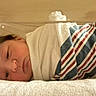 newborn, baby, swaddled, blanket, sleeping, infant, hospital, footprint, card, soft, bed, peaceful, cute, child, portrait, wrapped, newborn_baby, lying_down, fresh, tiny
