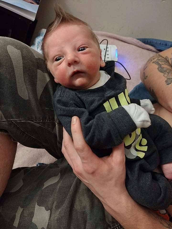 Austyn joined the competition — help win amazing prizes! arm, baby, baby_carriage, baby_products, baby_toddler_clothing, car_seat, cheek, comfort, couch, face, finger, gesture, hand, happy, head, lap, leg, person, skin, thumb