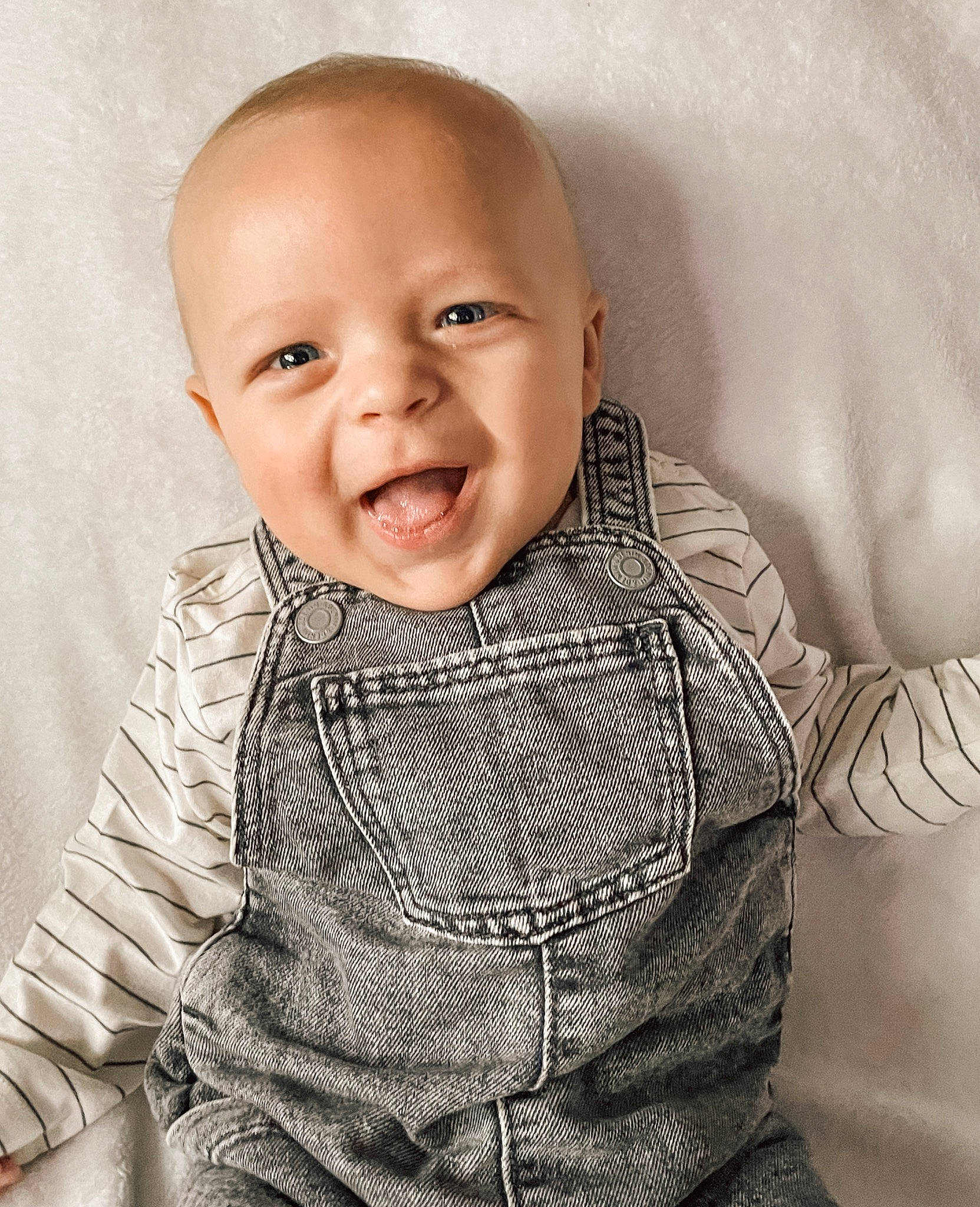 Tanner joined the competition — help win amazing prizes! baby, baby_toddler_clothing, cheek, collar, eyelash, flash_photography, gesture, happy, human_body, iris, lip, neck, nose, pattern, person, skin, sleeve, smile, standing, textile