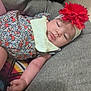 Laseya joined the competition — help win amazing prizes! baby, sleeping, flower_headband, floral_outfit, cushion, blanket, indoor, infant, peaceful, resting, soft_texture, headwear, child, person, skin, hand, cozy, cute, comfort, portrait