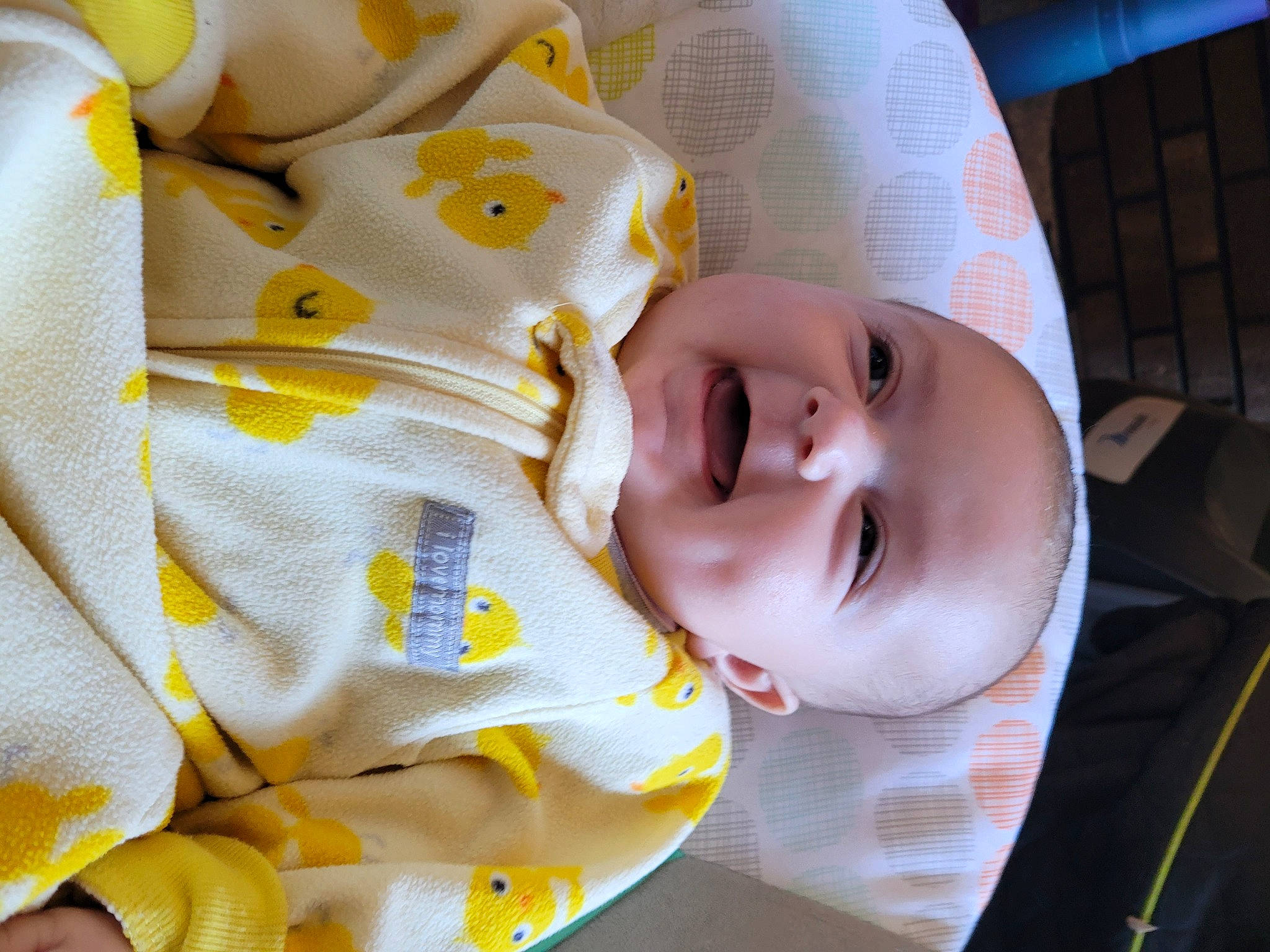 Natalie joined the competition — help win amazing prizes! baby, baby_products, baby_toddler_clothing, cheek, child, comfort, face, happy, hat, nose, pattern, person, room, skin, sleeve, smile, toddler