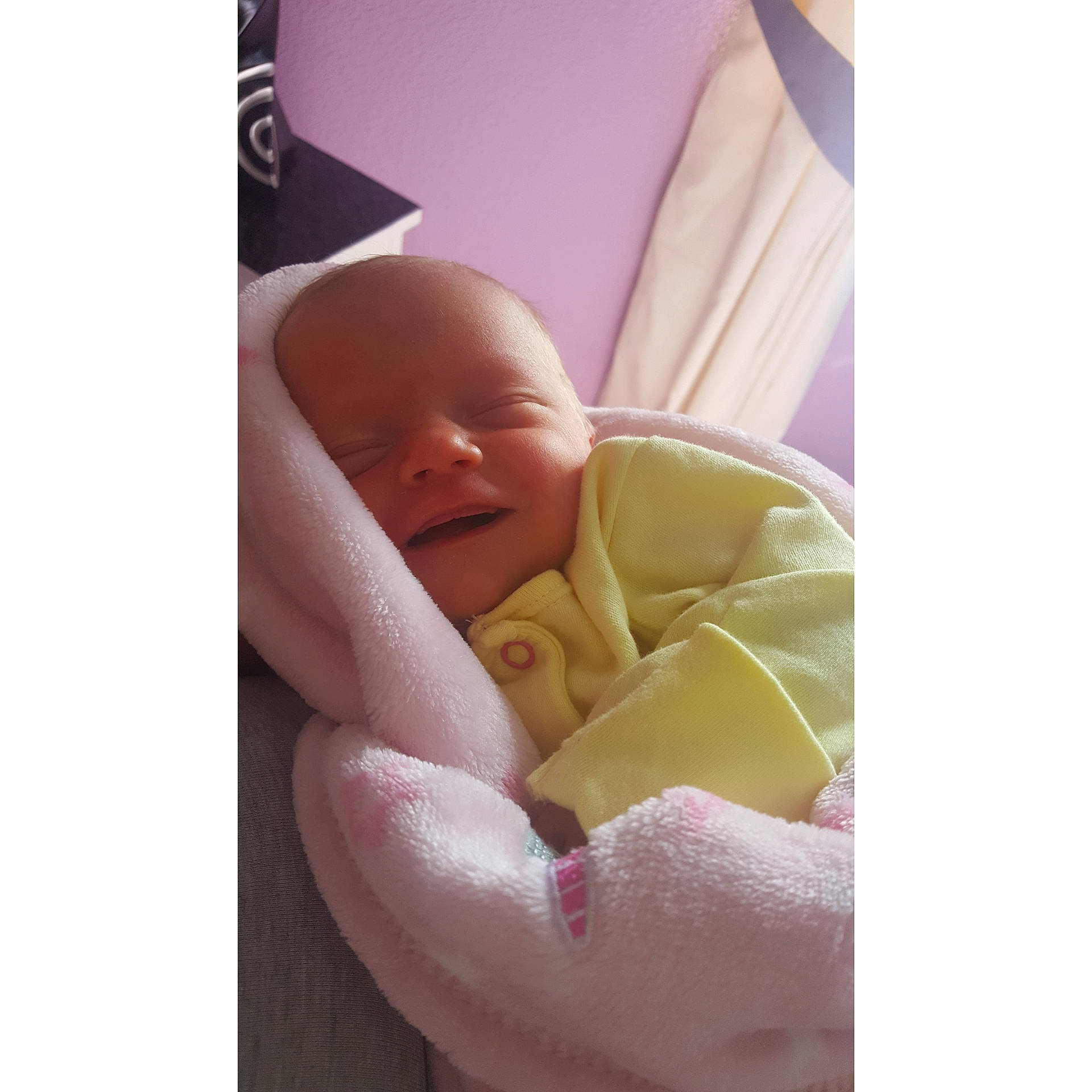 Evie-leigh joined the competition — help win amazing prizes! baby, baby_sleeping, bedtime, birth, child, comfort, mouth, nap, person, pink, toddler