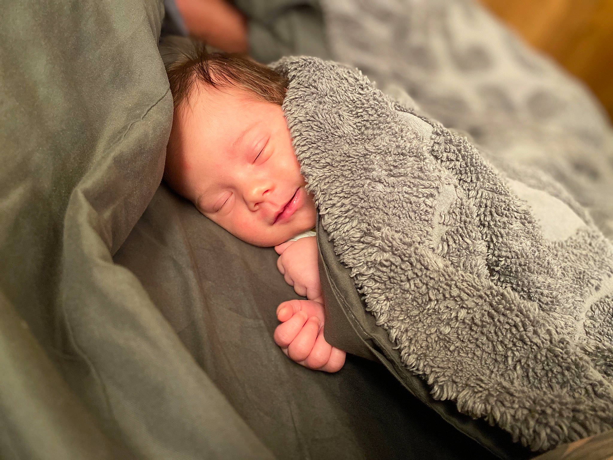 Rosemary is registered to the contest to win money with this photo: baby, baby_sleeping, blanket, child, comfort, nap, nose, person, portrait_photography, skin, sleep, textile, toddler