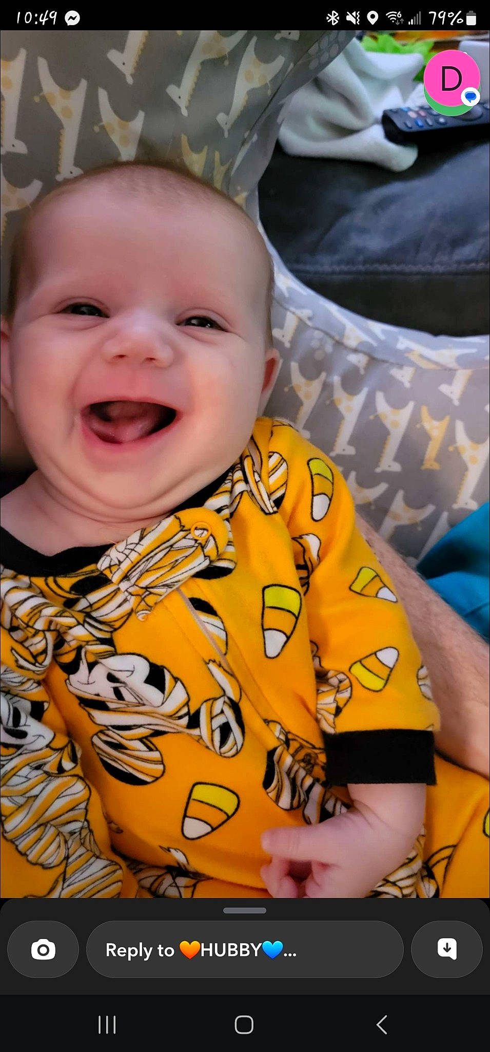 Persephone joined the competition — help win amazing prizes! baby, baby_laughing, baby_products, baby_toddler_clothing, cheek, chin, comfort, eye, finger, fun, grass, happy, mouth, nose, person, sitting, skin, sleeve, smile, t_shirt