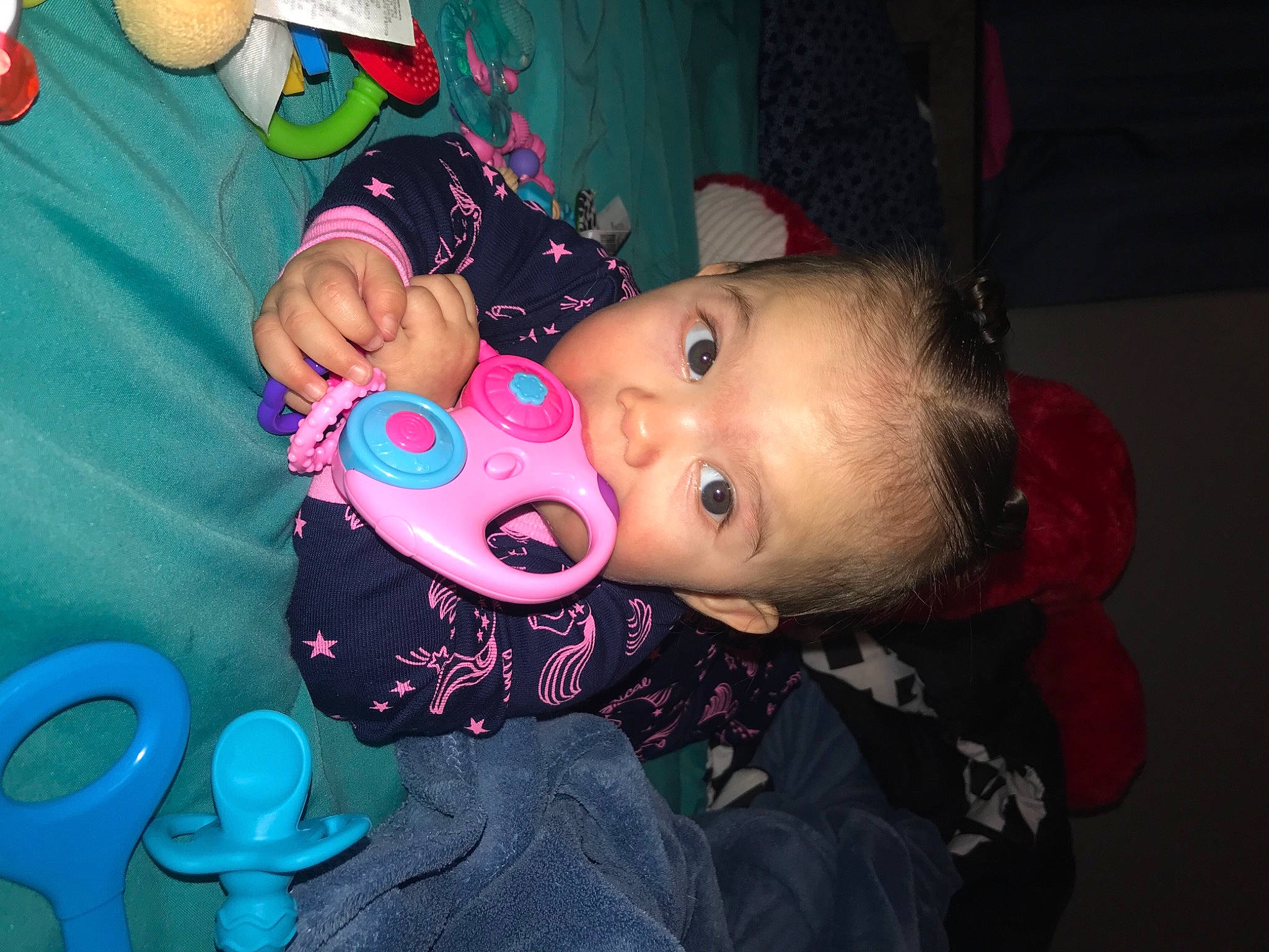 Anais is registered to the contest to win money with this photo: baby, baby_toddler_clothing, baby_toys, carmine, cheek, child, drinkware, event, fun, happy, hat, mouth, nose, party, person, pink, sitting, skin, tableware, toddler