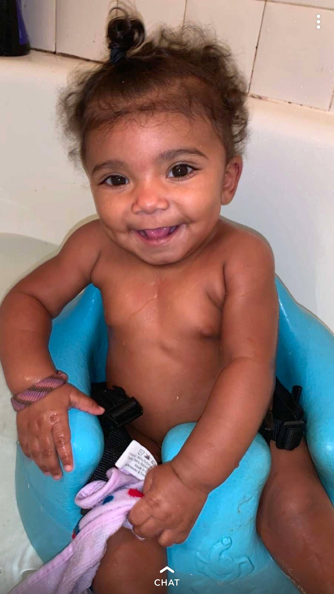 Lyiah joined the competition — help win amazing prizes! baby, bathing, child, joy, person, skin, smile, toddler