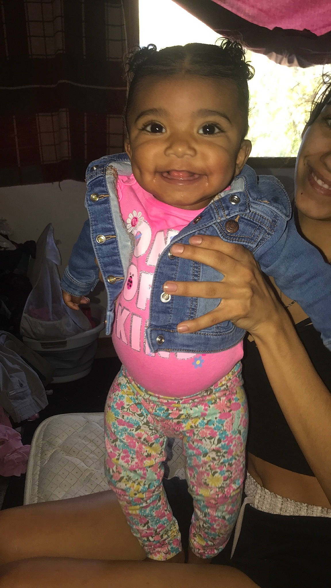 Lyiah is registered to the contest to win money with this photo: child, joy, person, smile, toddler