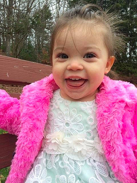 Keira joined the competition — help win amazing prizes! cheek, child, chin, eye, face, facial_expression, forehead, fun, hair, head, iris, joy, lip, nose, outerwear, people, person, pink, skin, smile