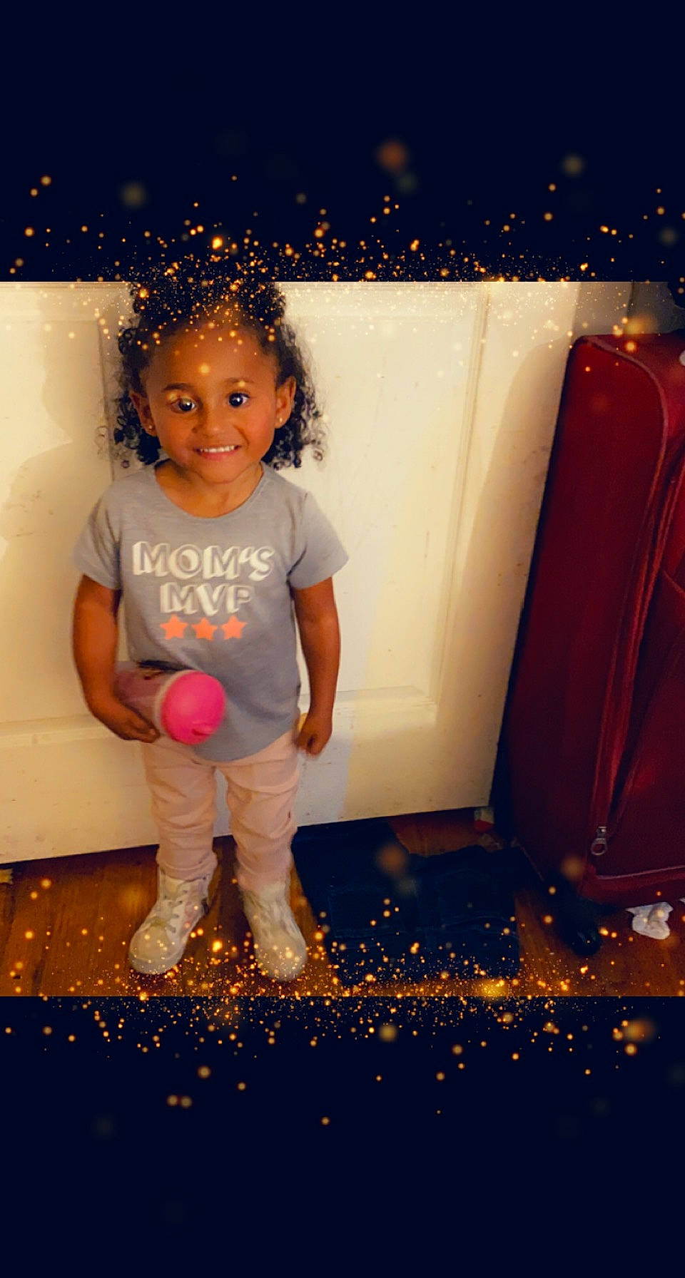 Zarriah is registered to the contest to win money with this photo: baby_toddler_clothing, child, design, event, flash_photography, flooring, fun, happy, holiday, human_leg, joy, leg, leisure, light, lighting, party_supply, people_in_nature, person, smile, standing