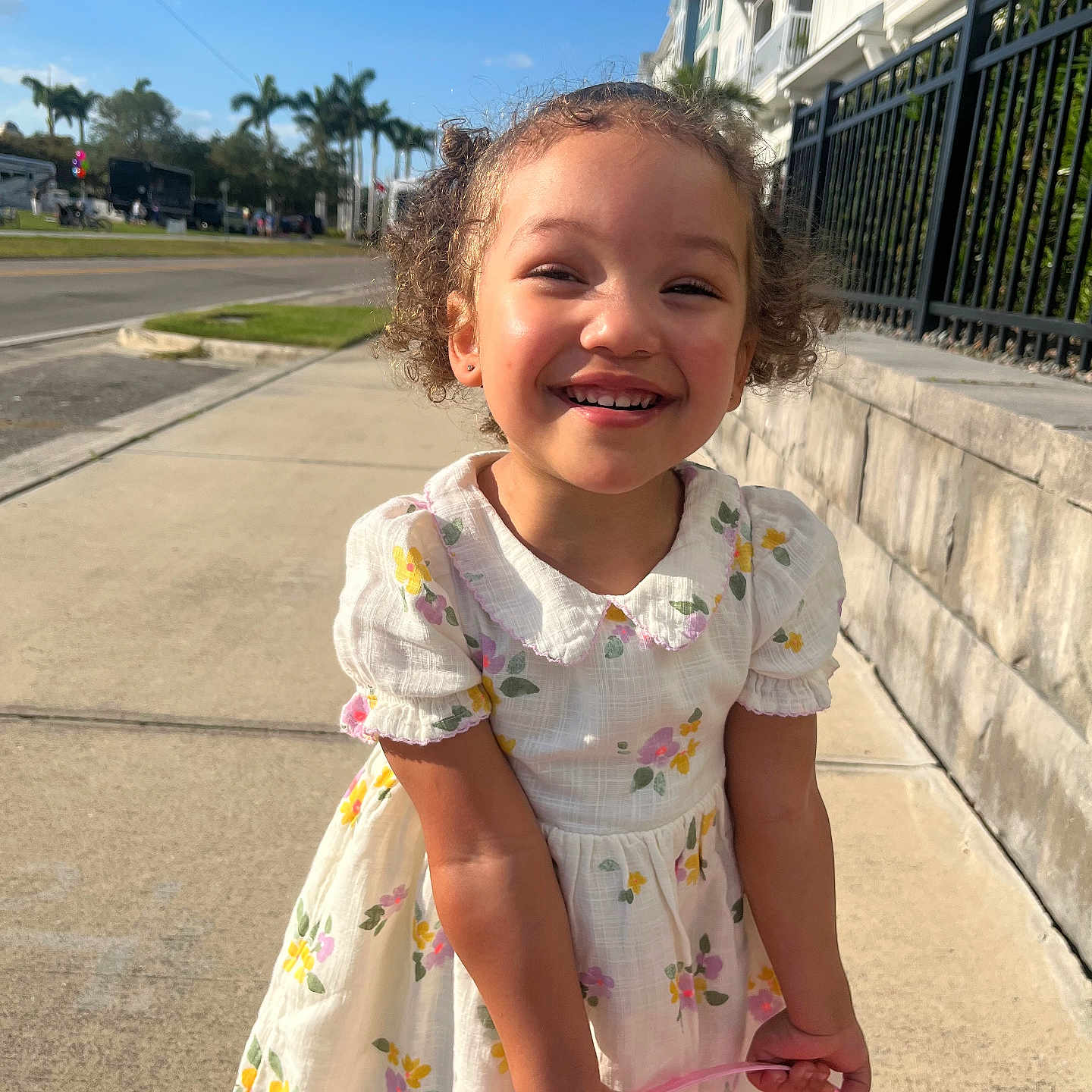 Amoura Rose joined the competition — help win amazing prizes! accessories, bag, car, child, city, clothing, dress, face, female, girl, handbag, head, path, person, photography, portrait, road, sidewalk, street, urban