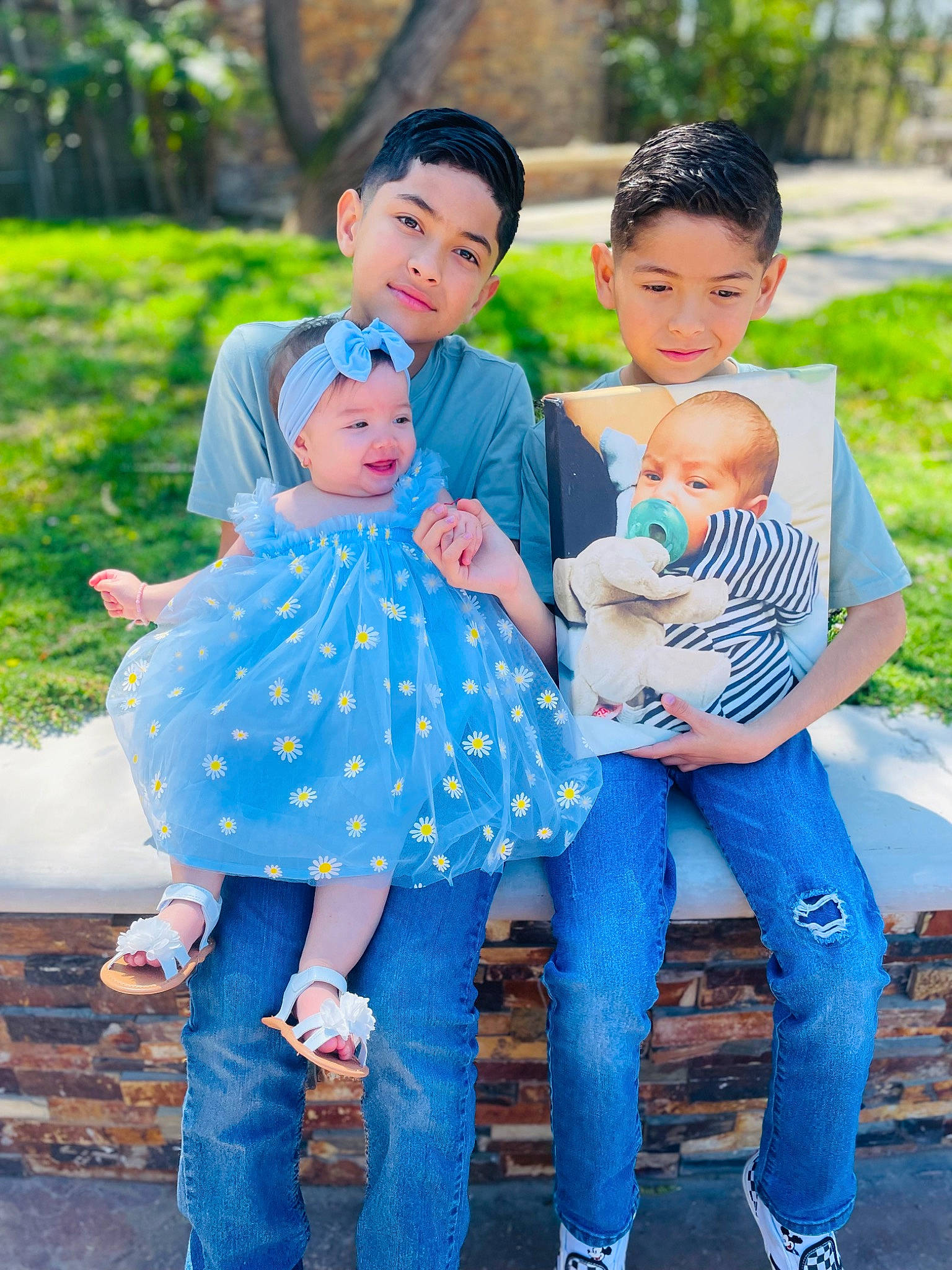 Camila joined the competition — help win amazing prizes! aqua, azure, baby, baby_toddler_clothing, blue, flash_photography, fun, grass, green, happy, headwear, joy, leisure, people_in_nature, person, photograph, pink, plant, shoe, skin