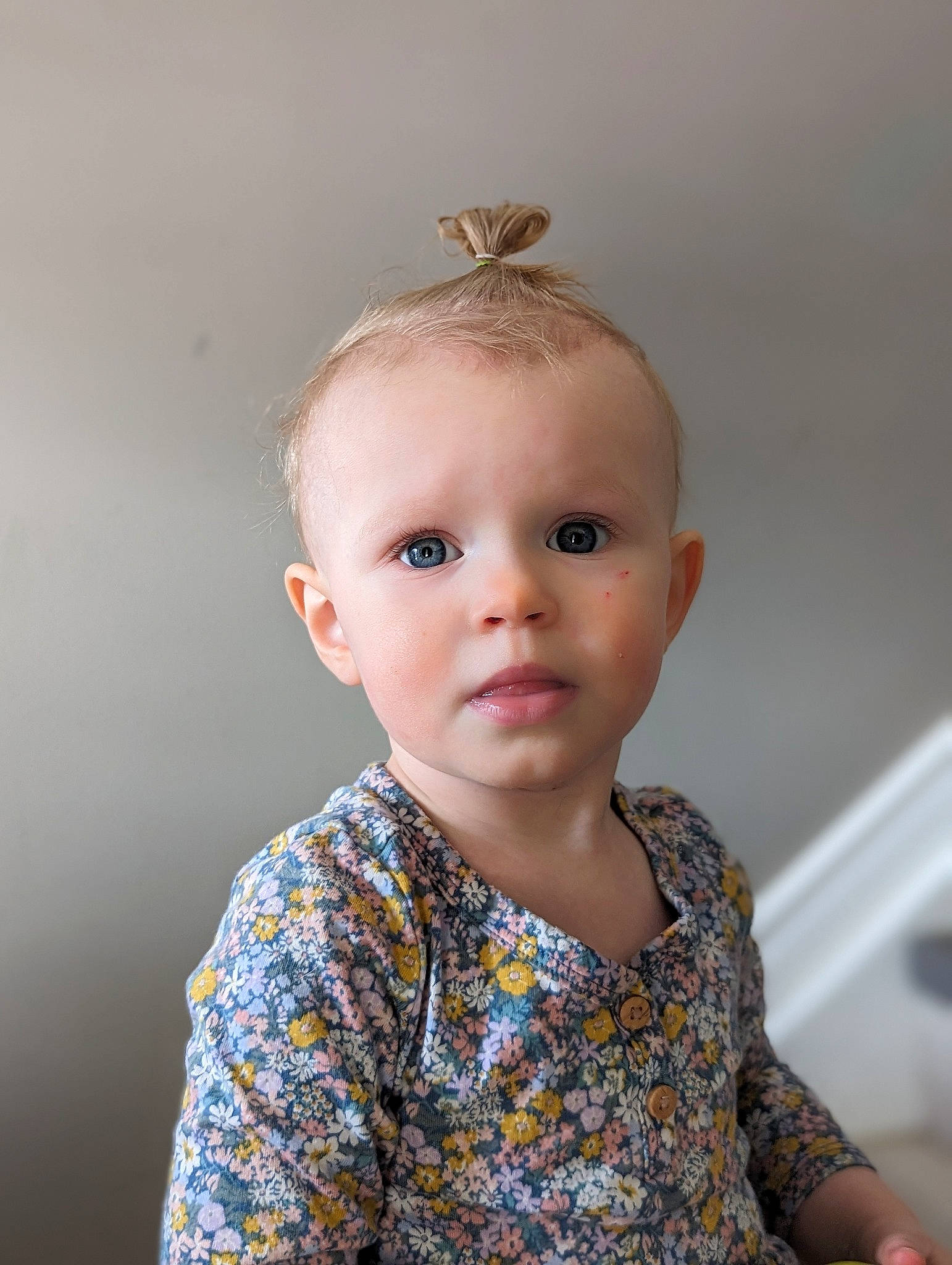 Willa joined the competition — help win amazing prizes! baby, baby_toddler_clothing, blond, cheek, child, chin, ear, eye, eyelash, fashion_accessory, flash_photography, hair, happy, headband, headpiece, iris, nose, person, skin, sleeve