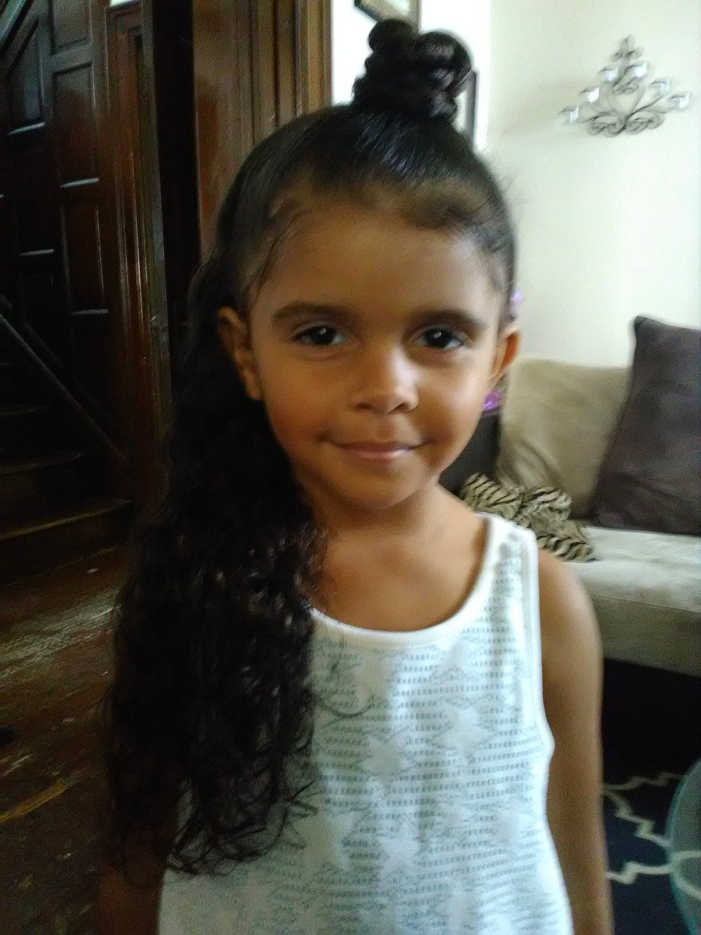 Stacey joined the competition — help win amazing prizes! black_hair, child, child_model, ear, eyebrow, face, forehead, girl, hair, hair_coloring, hairstyle, head, human_hair_color, long_hair, person