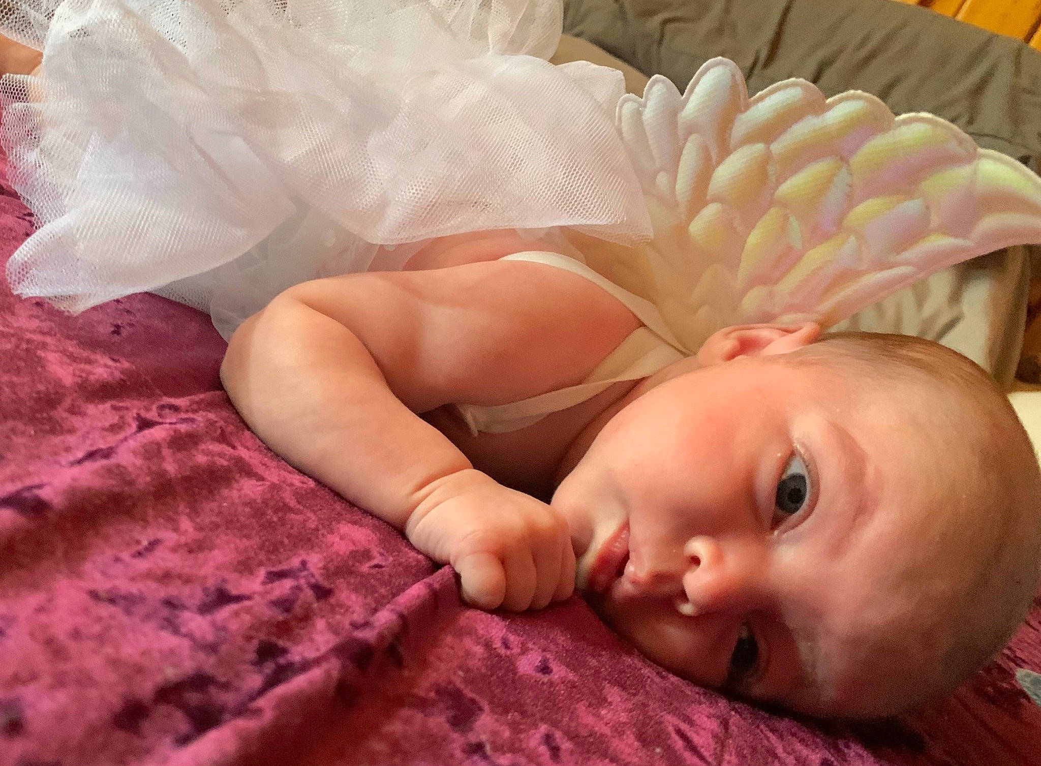 Evelynn is registered to the contest to win money with this photo: baby, baby_sleeping, baby_toddler_clothing, beauty, child, close_up, comfort, eyelash, finger, hand, headgear, headpiece, iris, linens, lip, nose, person, pink, skin, textile