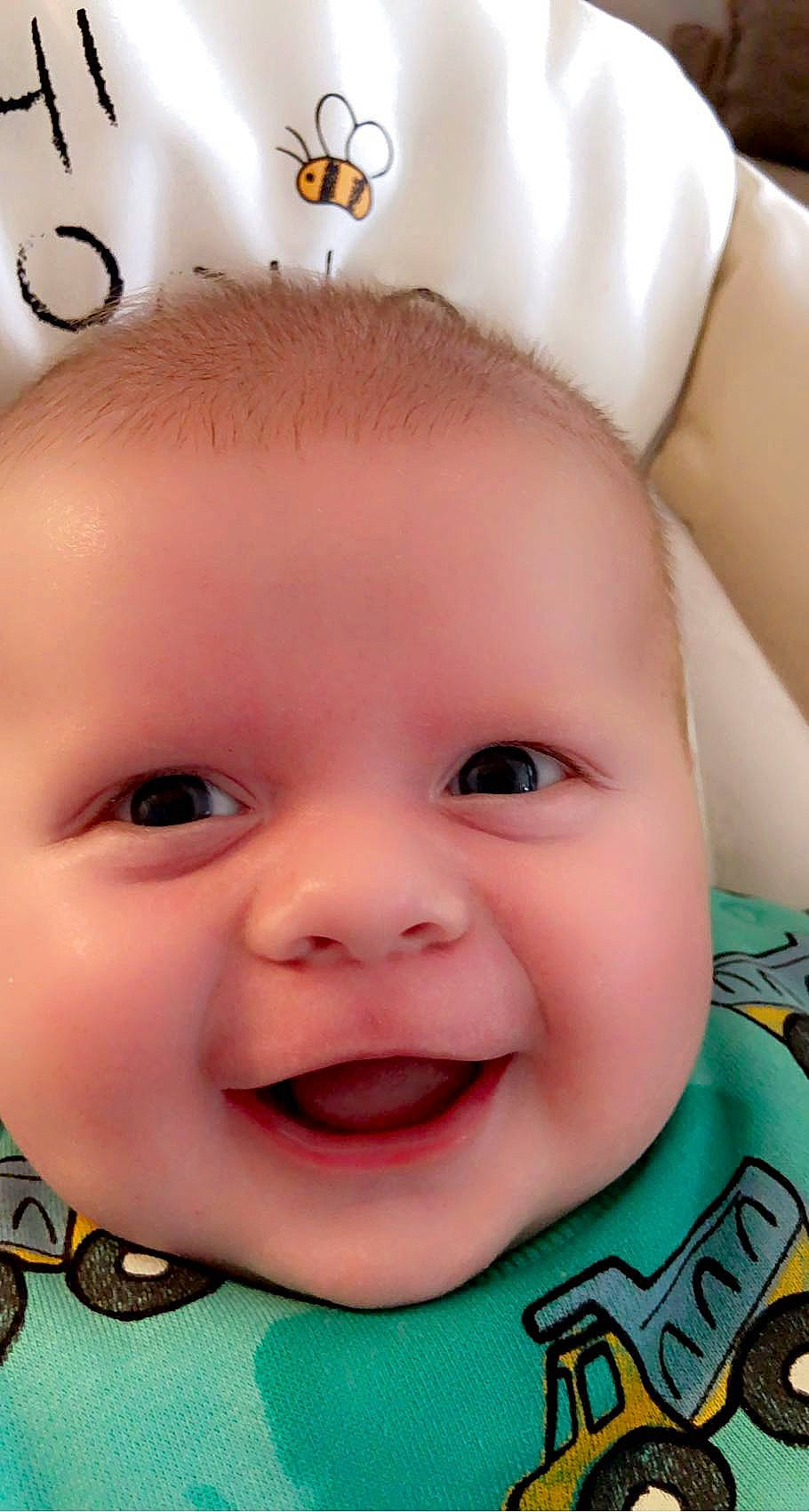 Bobby joined the competition — help win amazing prizes! cheek, chin, eye, eyebrow, eyelash, face, facial_expression, forehead, green, hairstyle, head, joy, lip, mouth, nose, organ, person, photograph, product, skin