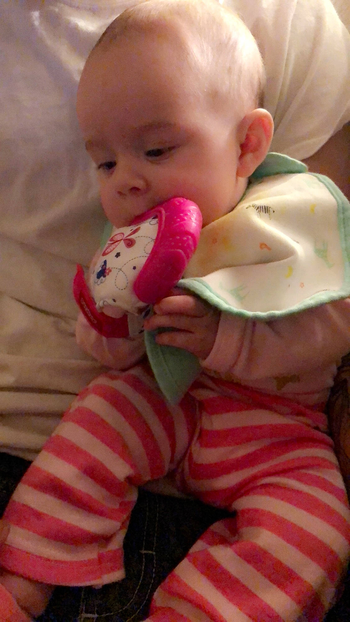 Nevaeh joined the competition — help win amazing prizes! baby, cheek, child, lip, mouth, nose, person, pink, skin, toddler