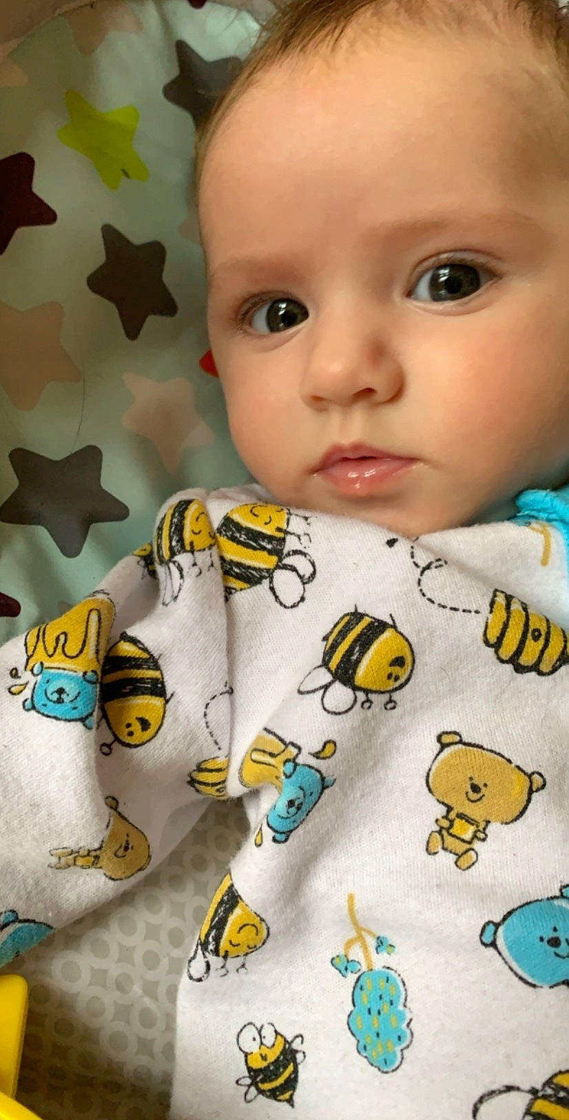 Sienna Joy joined the competition — help win amazing prizes! baby, cheek, child, head, nose, product, toddler, toy, yellow