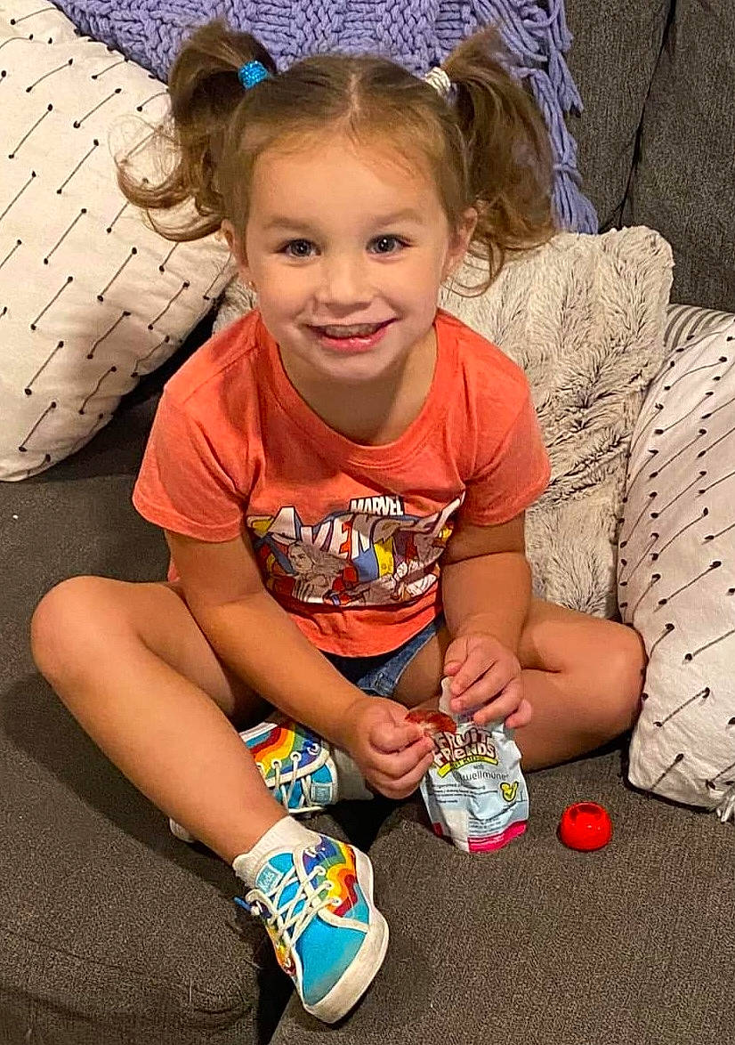 Serenity joined the competition — help win amazing prizes! arm, baby_toddler_clothing, blue, child, event, face, flooring, fun, hairstyle, happy, human_leg, joy, nail, pattern, person, play, sitting, sleeve, smile, t_shirt