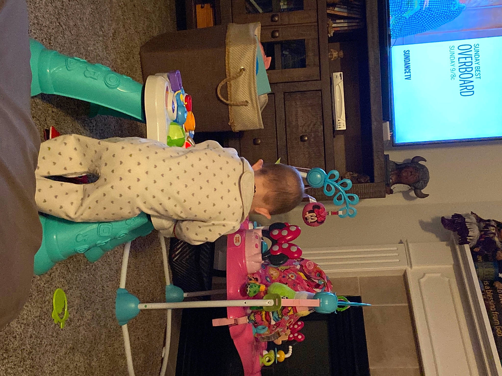 Willow joined the competition — help win amazing prizes! baby, baby_products, baby_toddler_clothing, baby_toys, child, computer, computer_monitor, display_device, door, fun, leisure, peripheral, person, play, room, stuffed_toy, toddler, toy