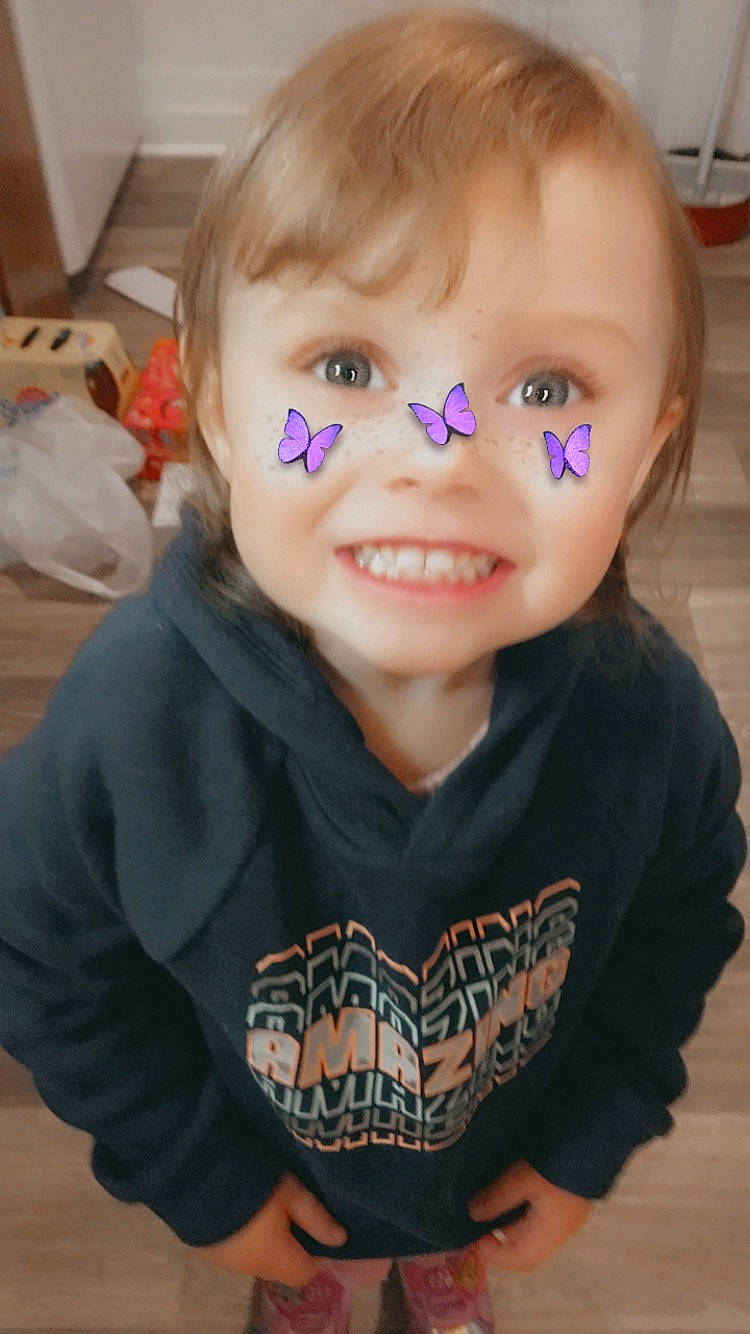Aubree is registered to the contest to win money with this photo: baby_toddler_clothing, cheek, clothing, ear, eyebrow, eyelash, forehead, gesture, happy, jaw, joy, lip, mouth, neck, nose, outerwear, person, skin, sleeve, smile
