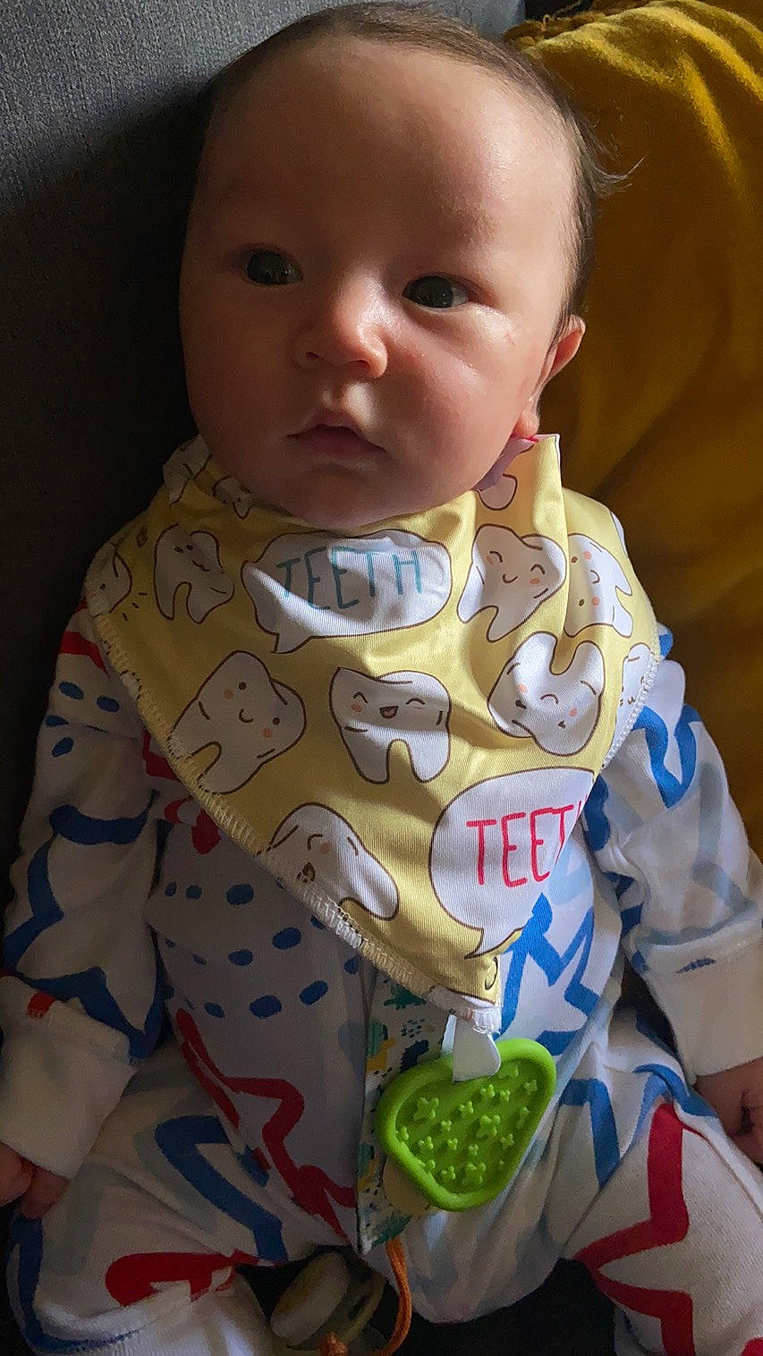 Ivan joined the competition — help win amazing prizes! baby, baby_products, baby_toddler_clothing, bib, cheek, chest, child, eyelash, green, head, lip, mouth, neck, nose, pattern, person, product, skin, sleeve, t_shirt