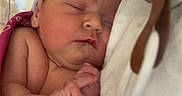 Mariana joined the competition — help win amazing prizes! baby, bed, blanket, cap, child, closeup, cute, face, healthcare, hospital, infant, newborn, peaceful, person, resting, skin, sleeping, small, soft, wrapped