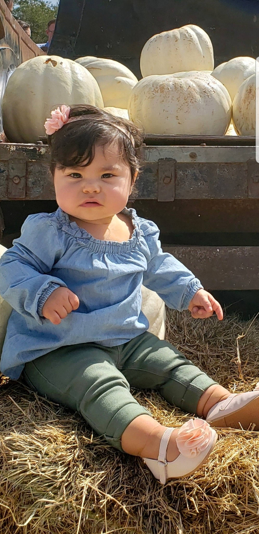 Owynn is registered to the contest to win money with this photo: boy, child, fun, girl, grass, hay, human, human_behavior, person, plant, portrait_photography, sitting, smile, soil, toddler