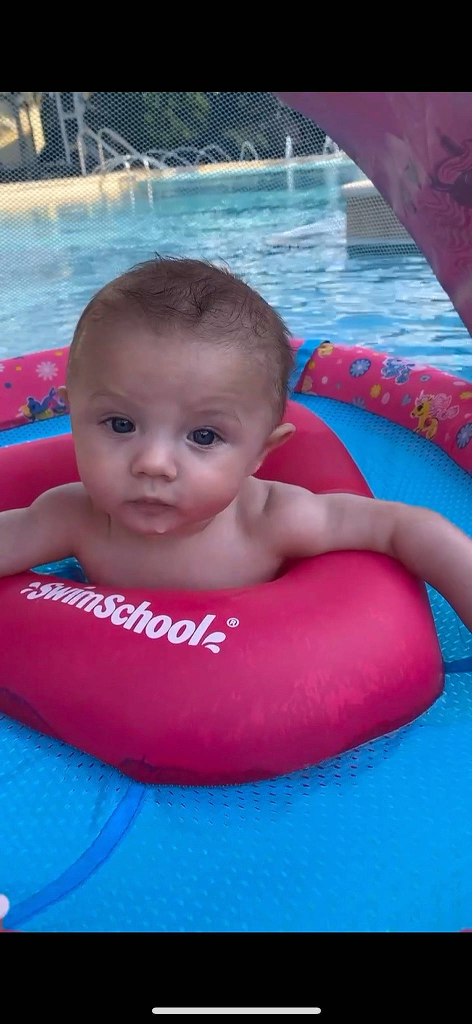 Christopher joined the competition — help win amazing prizes! aqua, azure, baby, baby_float, bathing, blue, chest, child, facial_expression, fun, happy, leisure, muscle, person, pink, recreation, skin, summer, swimming_pool, toddler