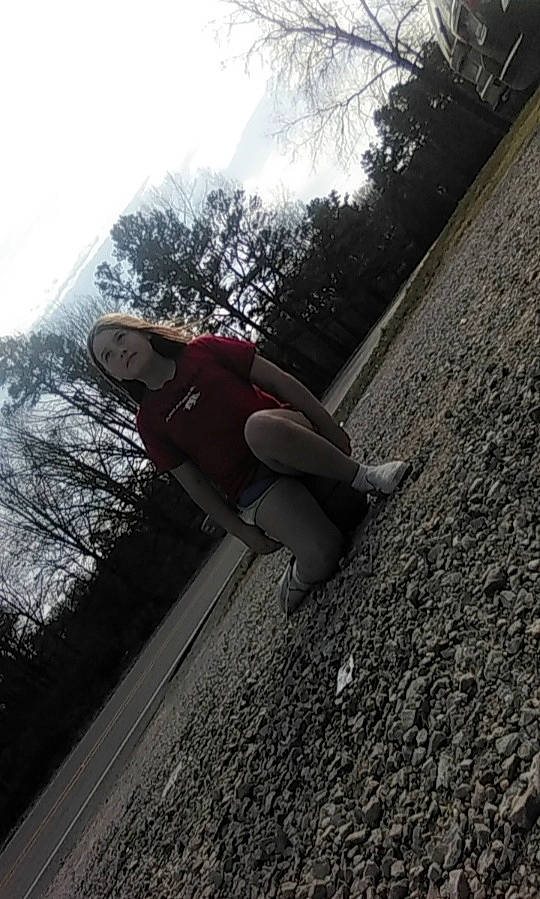 Gena is registered to the contest to win money with this photo: adventure, asphalt, concrete, flash_photography, fun, grass, human_leg, landscape, leg, leisure, person, plant, recreation, road_surface, rock, rolling, shadow, sky, soil, tree