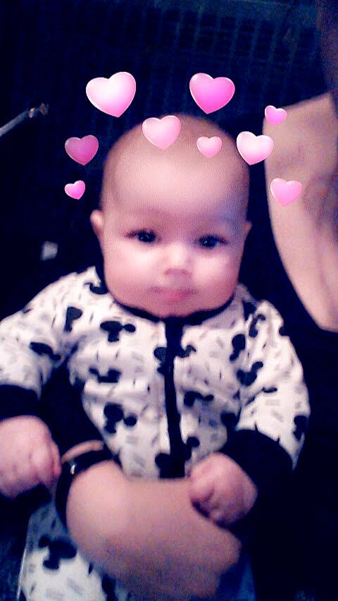 Rileylee is registered to the contest to win money with this photo: baby, cheek, child, doll, person, pink, toddler, toy