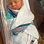 baby, bed, blanket, closeup, crib, cute, face, healthcare, hospital, indoor, infant, newborn, pacifier, peaceful, person, resting, sleeping, swaddled, wooden, wrapped