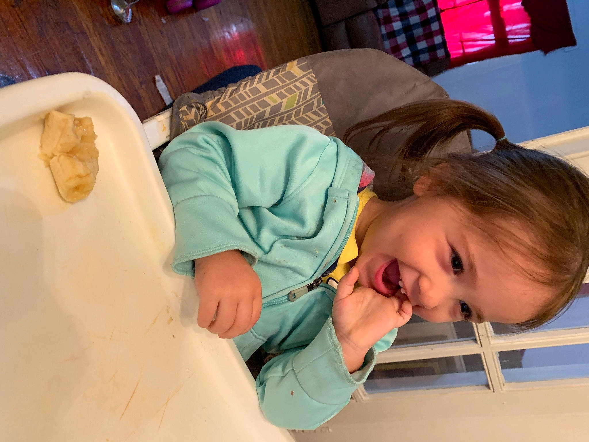 Amaralynn joined the competition — help win amazing prizes! baby, bedding, bedtime, child, comfort, finger, lamp, leisure, linens, medical, mouth, nap, person, pillow, room, sitting, skin, sleep, smile, throw_pillow