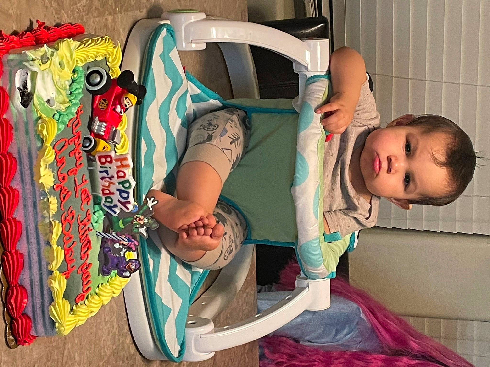 Angel joined the competition — help win amazing prizes! art, baby, baby_products, baby_toddler_clothing, bag, child, comfort, fun, happy, human_body, laundry_room, leg, leisure, pattern, person, play, room, sitting, toddler, toy