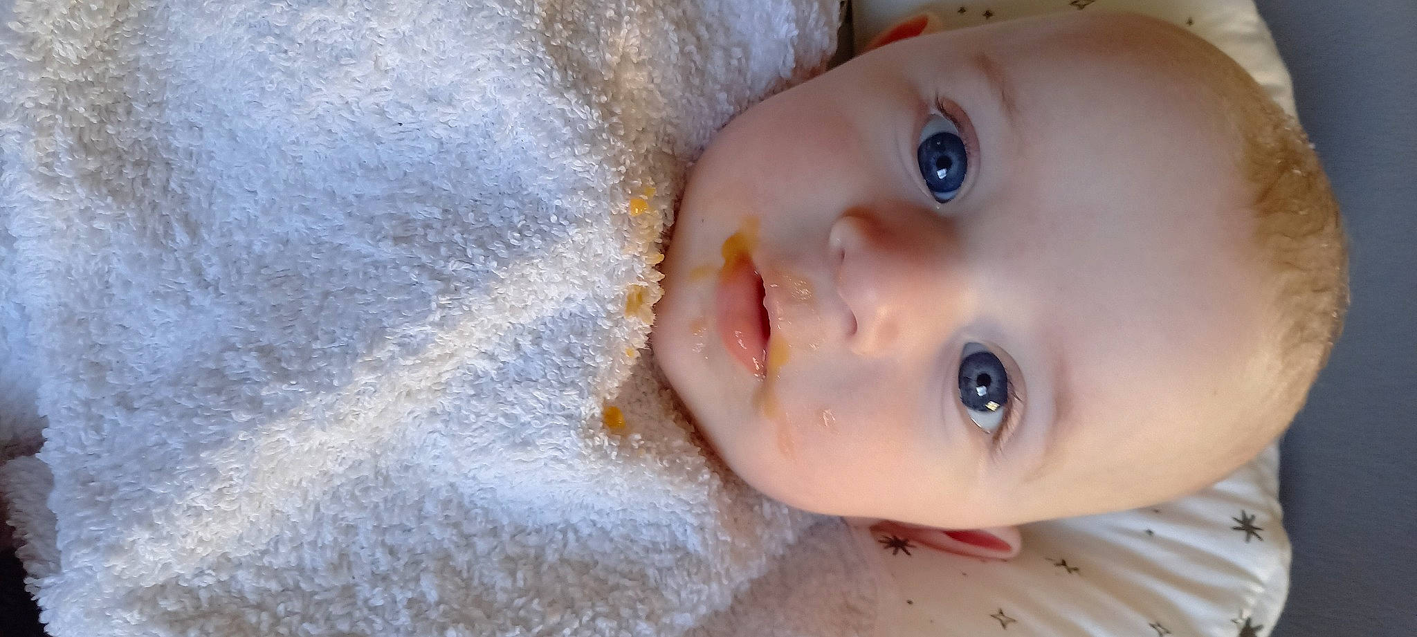 Thomas participe au concours pour gagner de l'argent avec cette photo : baby, cheek, child, close_up, eyelash, flash_photography, fun, grass, happy, human_body, iris, lip, nose, person, plant, portrait_photography, skin, toddler, tree, water