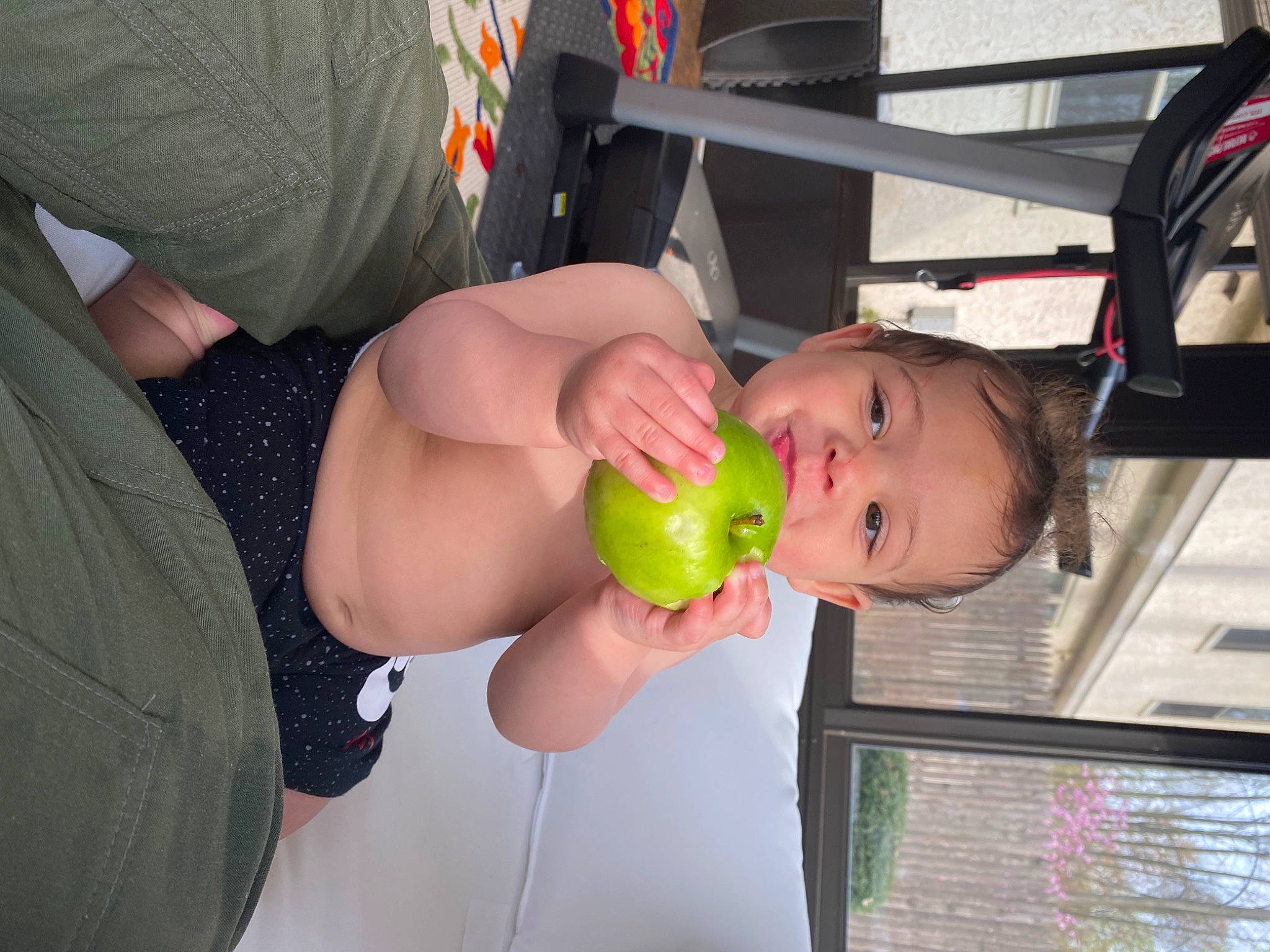 Caius joined the competition — help win amazing prizes! baby, baby_products, baby_toddler_clothing, child, fruit, fun, grass, happy, malus, nail, natural_foods, person, plant, produce, rose, rose_family, seedless_fruit, thumb, toddler, tree