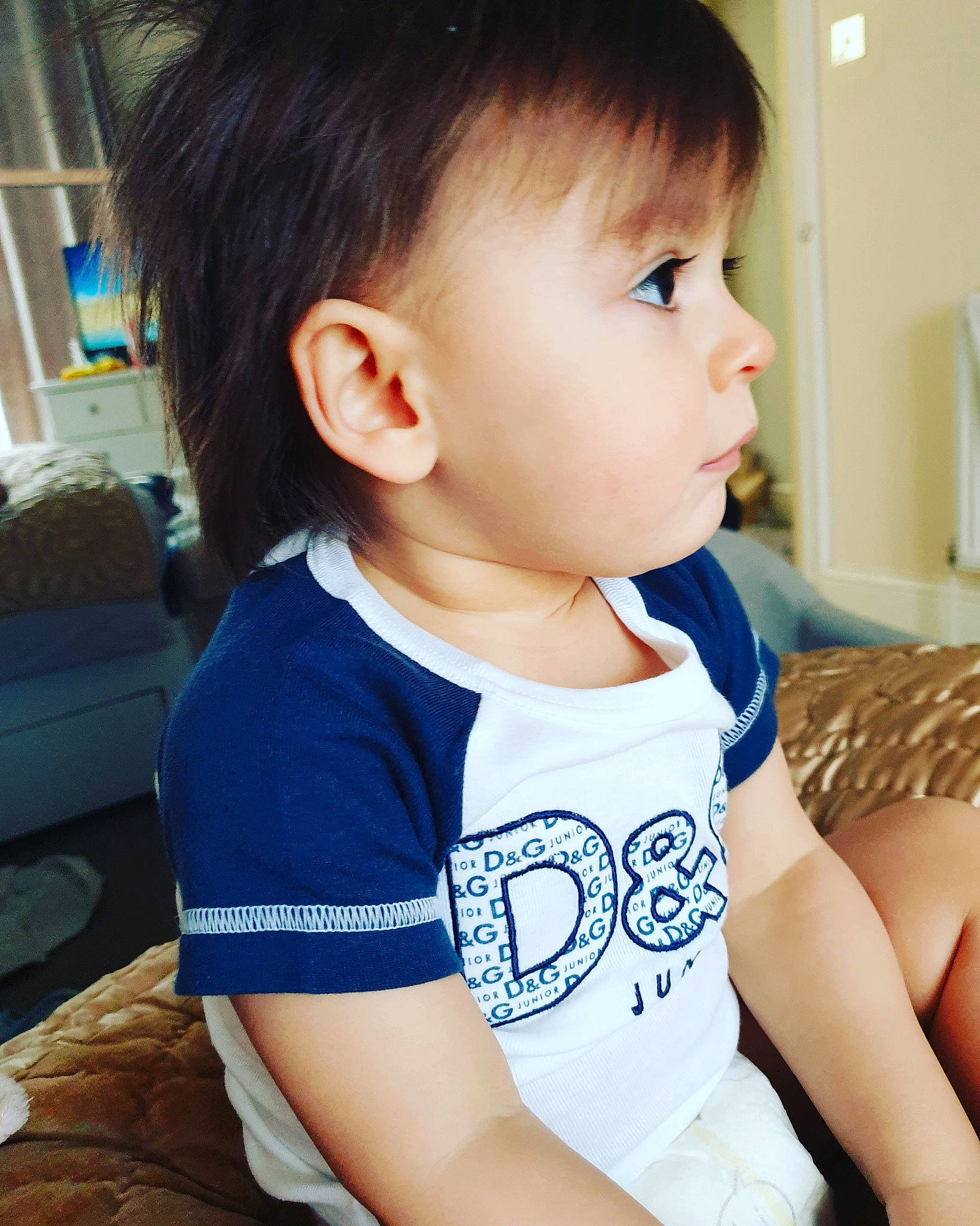 Matteo joined the competition — help win amazing prizes! arm, baby, baby_toddler_clothing, beauty, cheek, child, chin, cool, ear, forehead, hair, hairstyle, neck, outerwear, person, shoulder, skin, sleeve, t_shirt, toddler