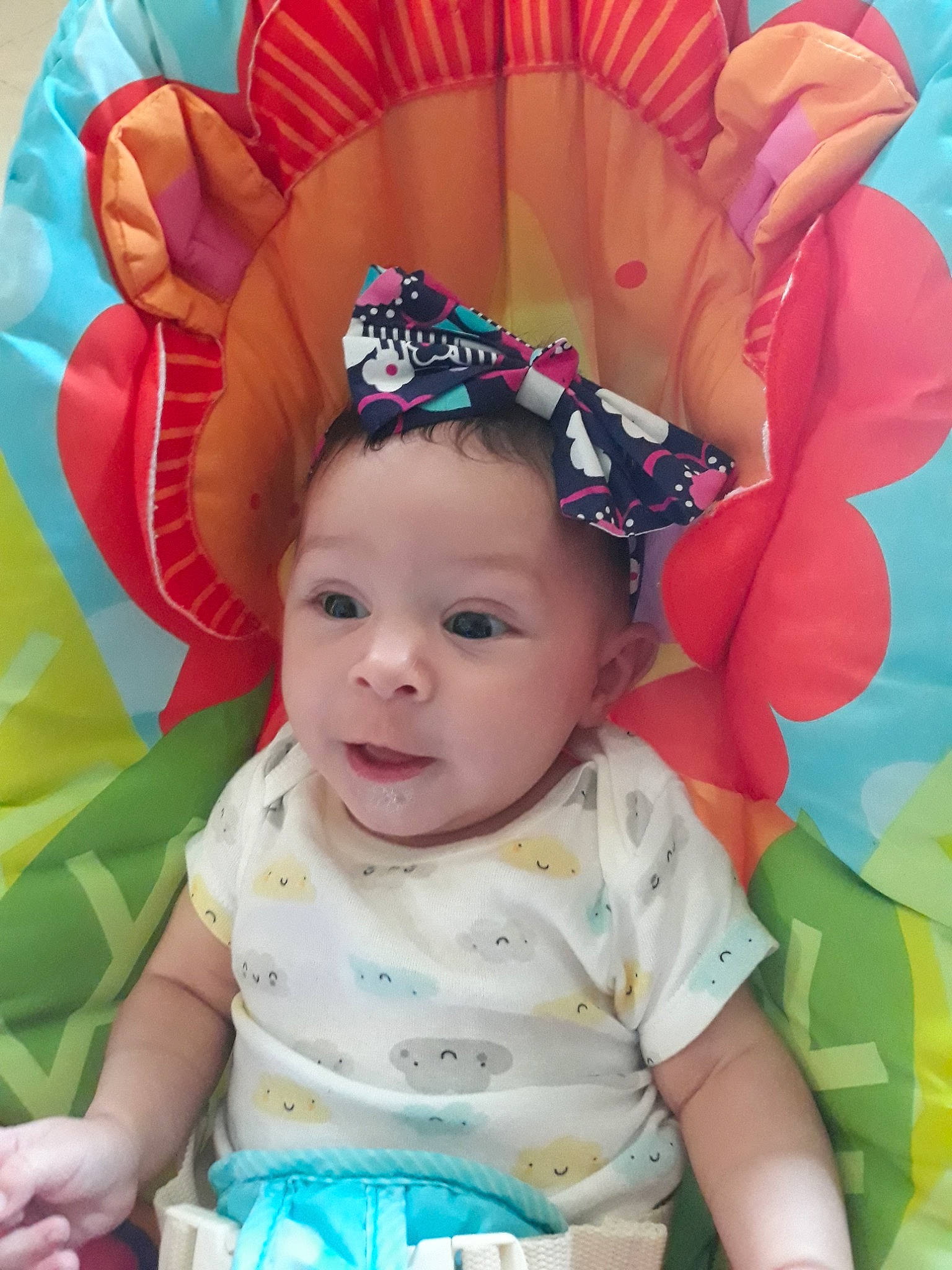 Joselyn is registered to the contest to win money with this photo: baby, child, clothing, fashion_accessory, hair_accessory, headgear, person, pink, toddler