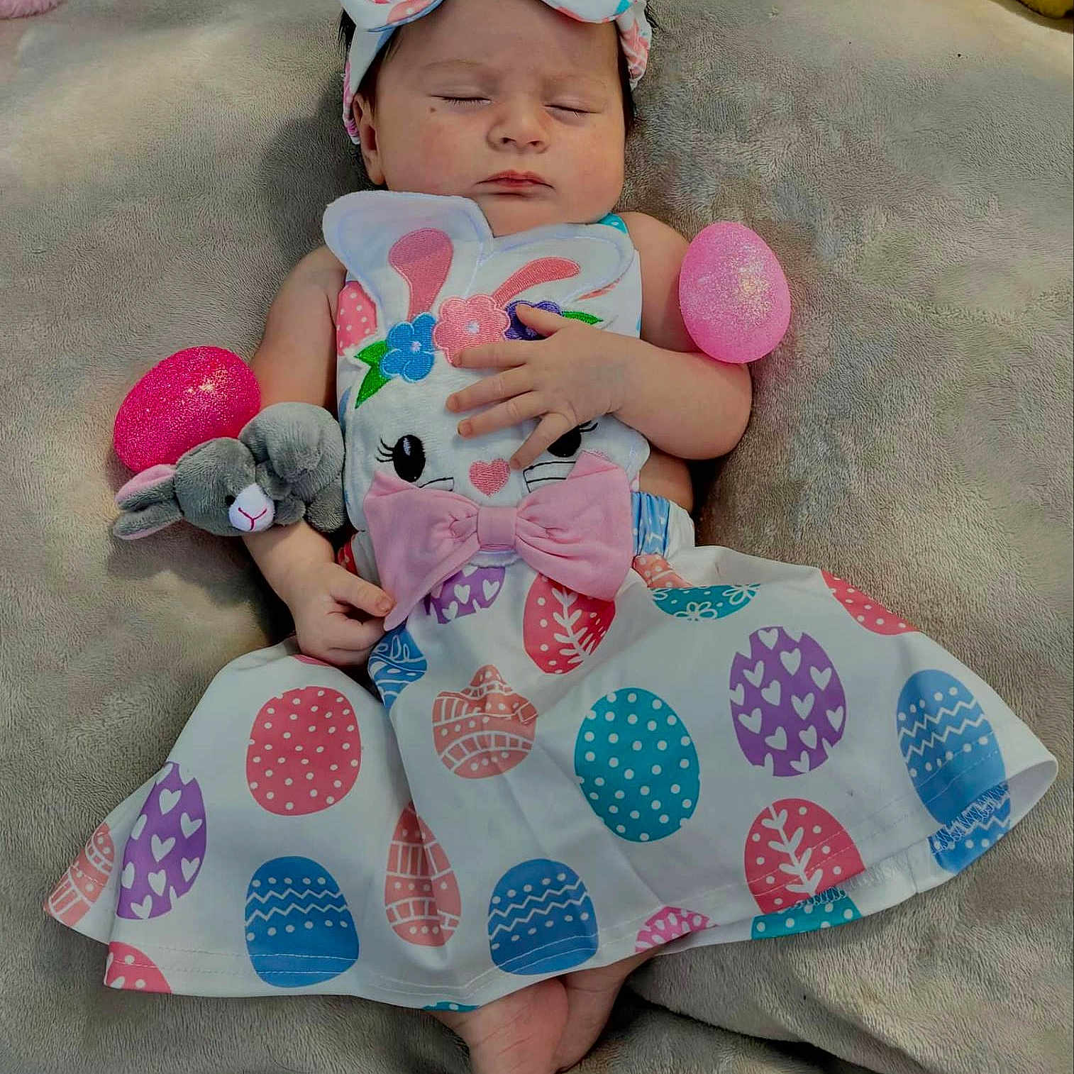 Rosaleigh joined the competition — help win amazing prizes! baby, bed, blanket, cap, clothing, cushion, dress, face, furniture, hat, head, homedecor, newborn, pattern, person, photography, portrait, quilt, sitting, sleeping