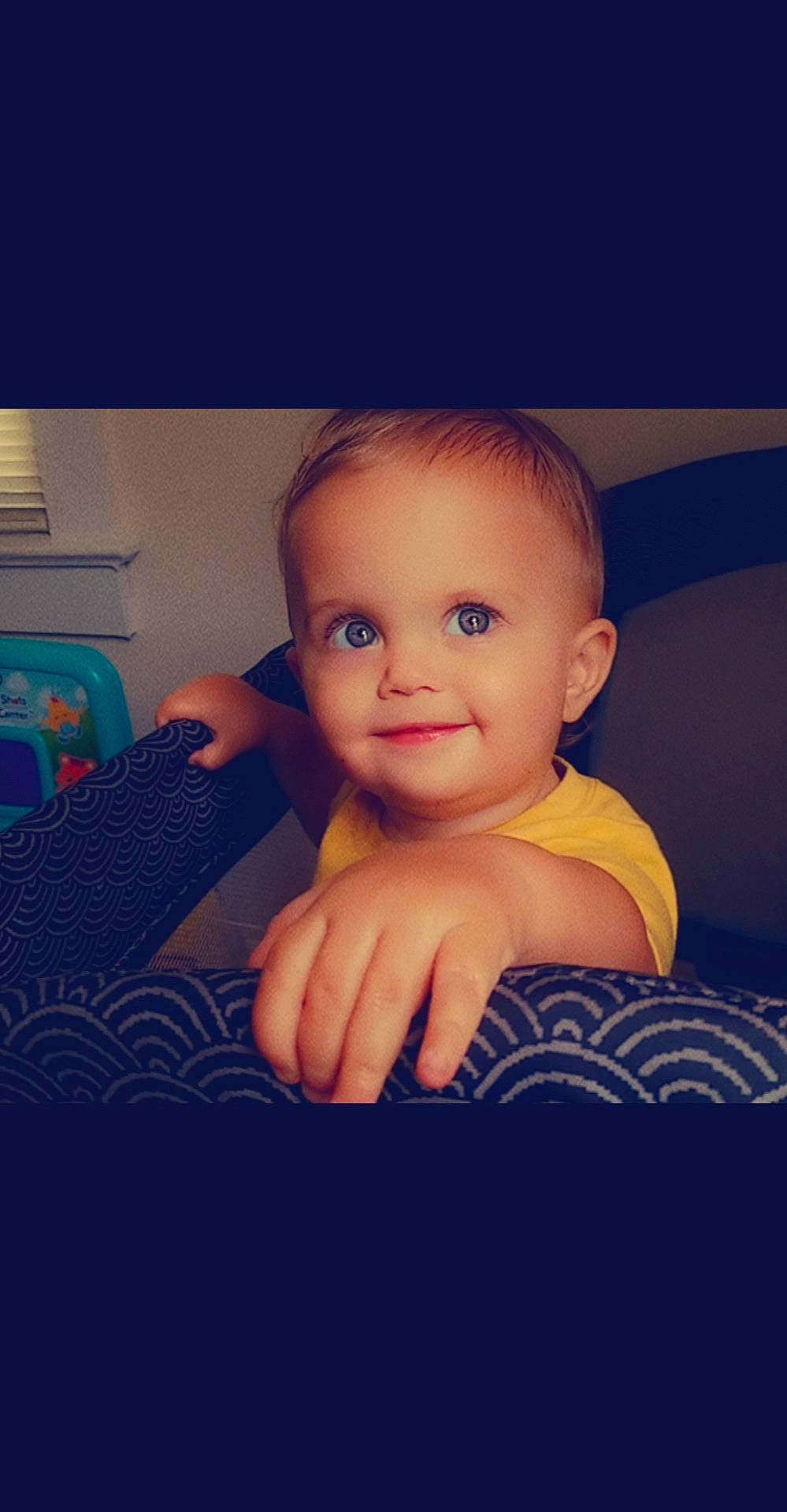 Liam is registered to the contest to win money with this photo: baby, beauty, blue, cheek, child, chin, cloud, eye, eyebrow, face, facial_expression, forehead, hair, head, joy, lip, nose, person, skin, sky