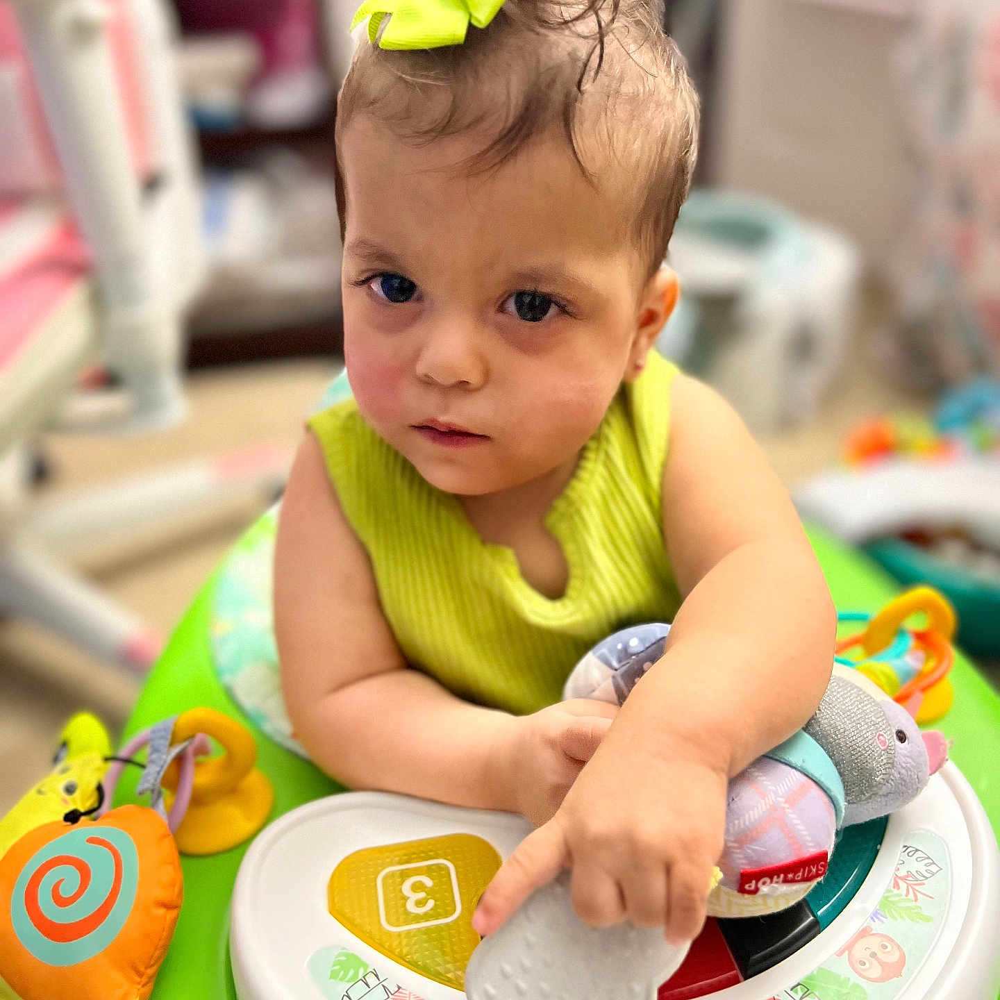 Scarlet is registered to the contest to win money with this photo: baby, bodypart, cream, cutlery, dessert, face, finger, food, furniture, hand, happy, head, indoors, person, photography, portrait, sitting, smile, spoon, toy