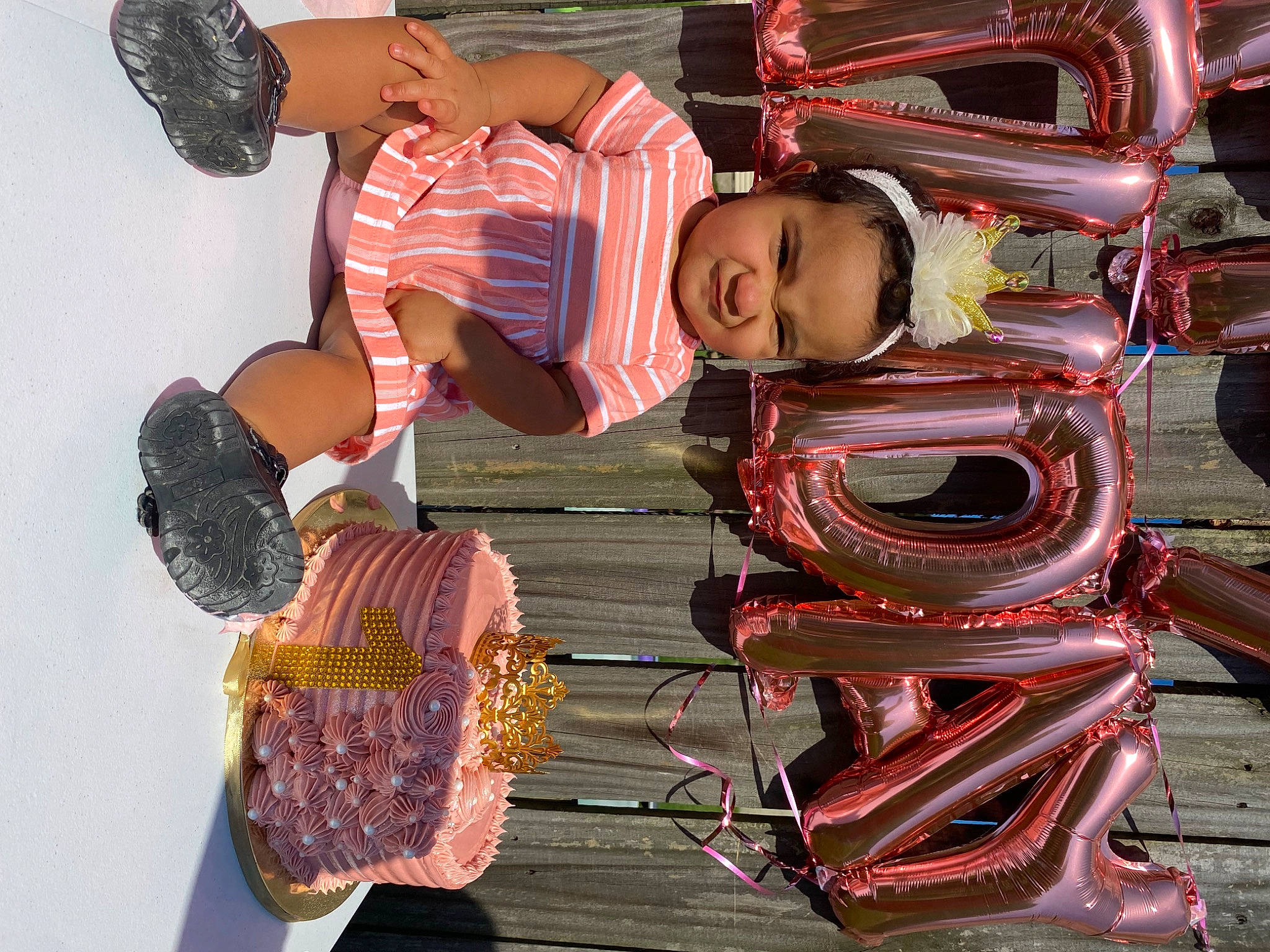 Isabella joined the competition — help win amazing prizes! art, baby, baby_products, brass_instrument, carmine, child, fashion_accessory, fun, idiophone, metal, musical_instrument, person, personal_protective_equipment, red, toddler, wind_instrument