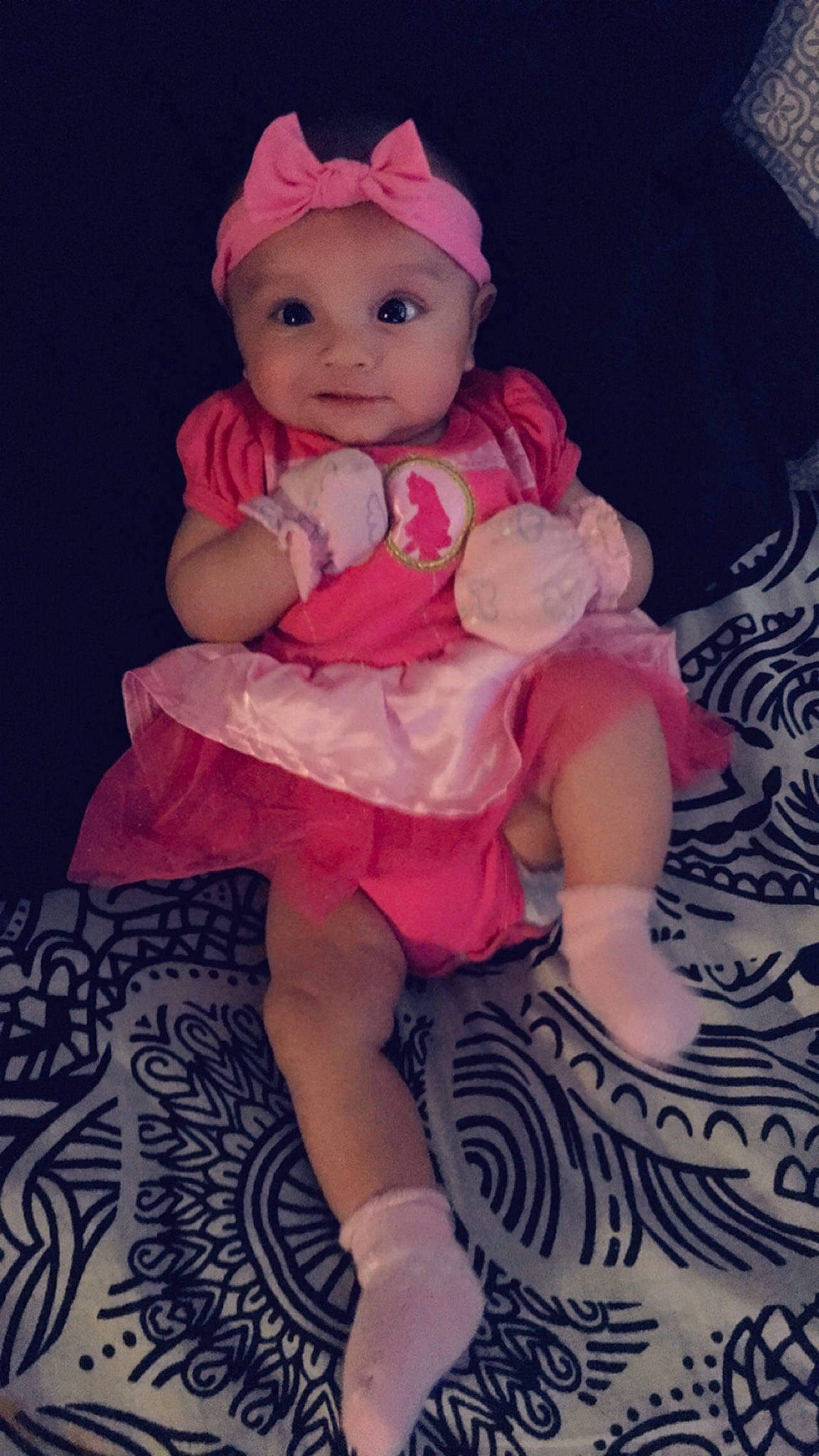 Anahlia joined the competition — help win amazing prizes! baby, cheek, child, headgear, headwear, leg, magenta, person, pink, sitting, skin, thigh, toddler, toy