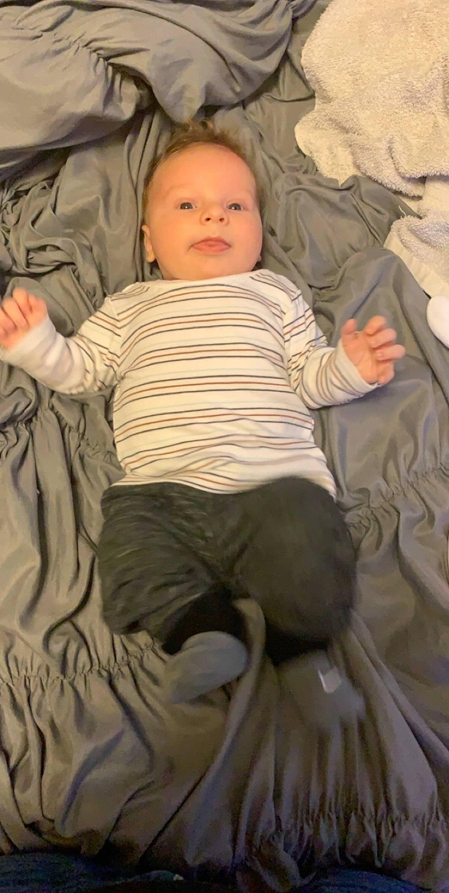 Brecken joined the competition — help win amazing prizes! baby, cheek, child, person, sitting, skin, sleep, smile, toddler