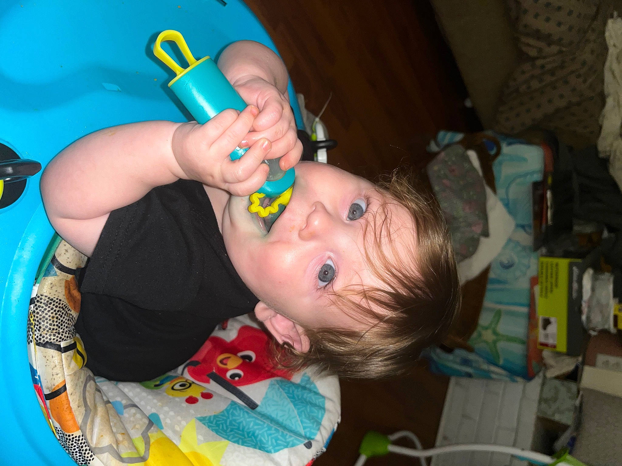 Corbin joined the competition — help win amazing prizes! baby, cheek, child, ear, electric_blue, event, eyelash, facial_expression, finger, fun, gesture, happy, leisure, mouth, nail, nose, party, person, plastic_bottle, skin