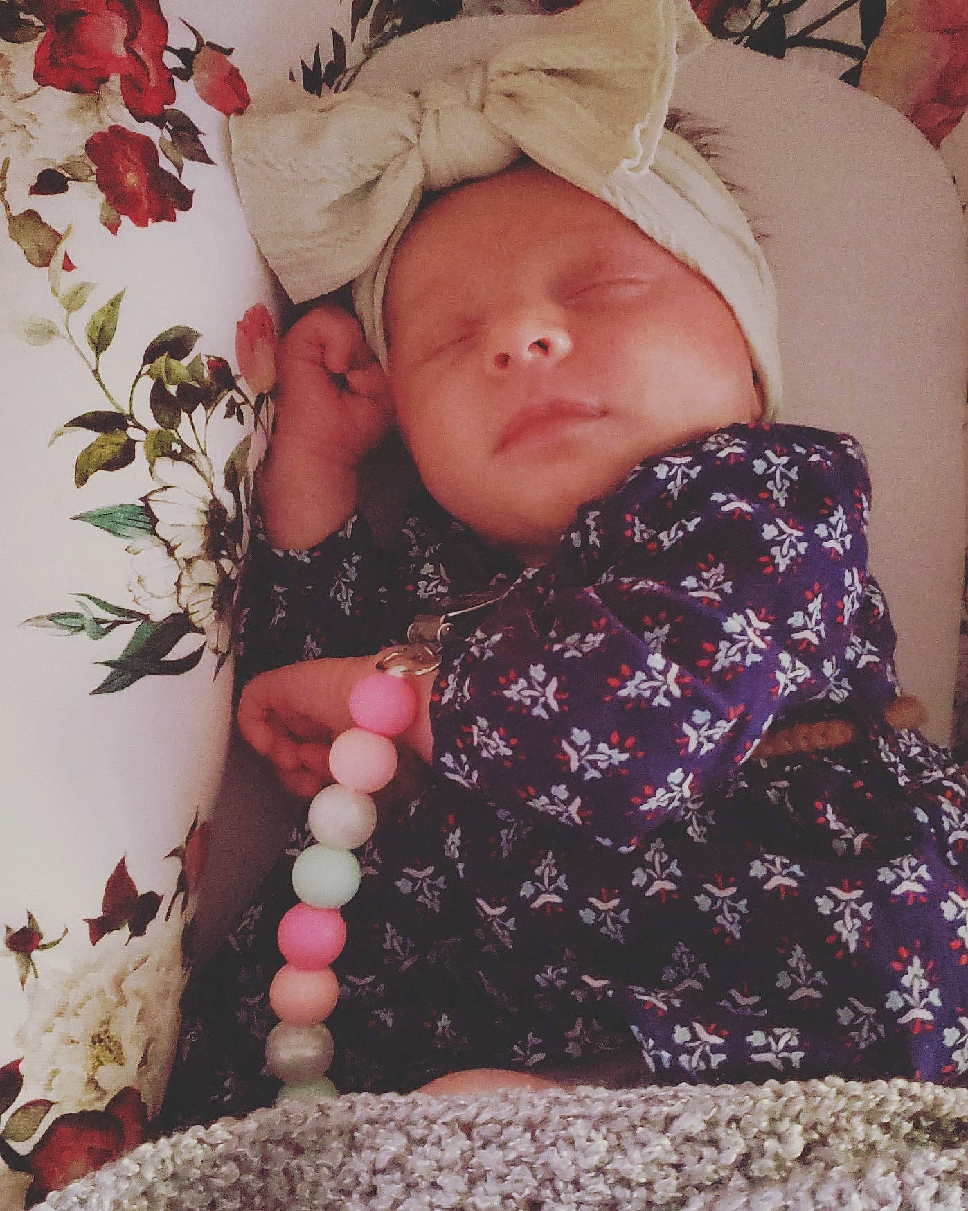 Esmay joined the competition — help win amazing prizes! baby, cheek, child, person, pink, smile, textile, toddler