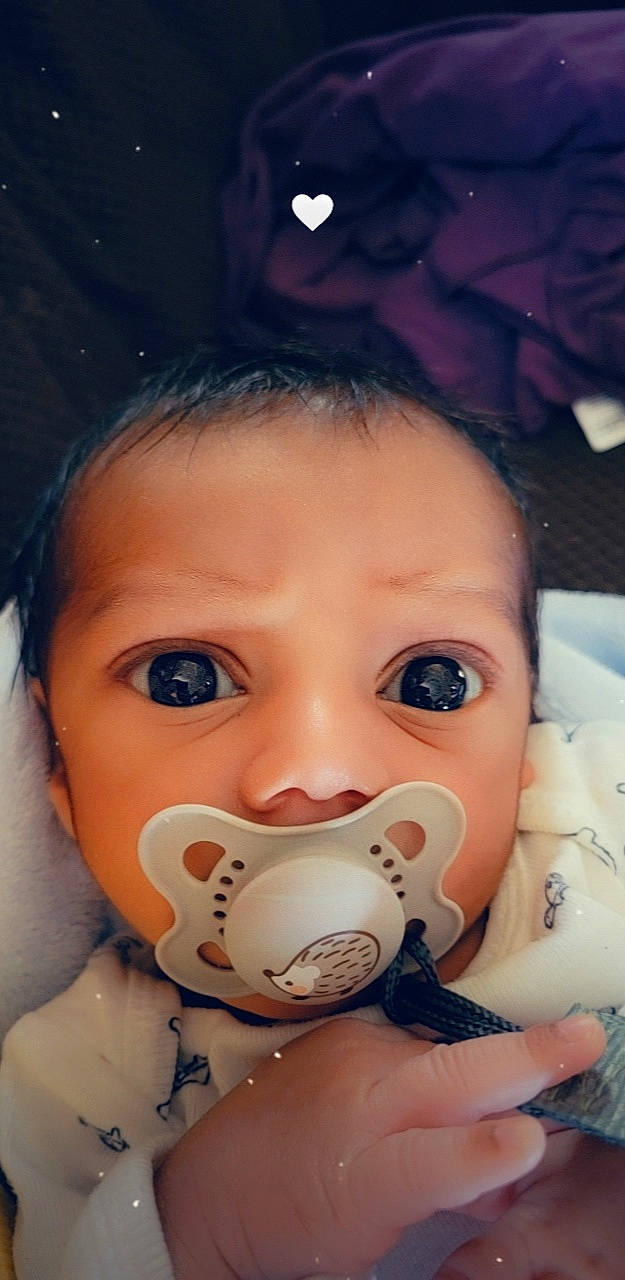 Karsen is registered to the contest to win money with this photo: baby, cheek, child, chin, drinkware, ear, eye, eyebrow, eyelash, facial_expression, forehead, hairstyle, happy, head, iris, lip, mouth, nose, person, skin