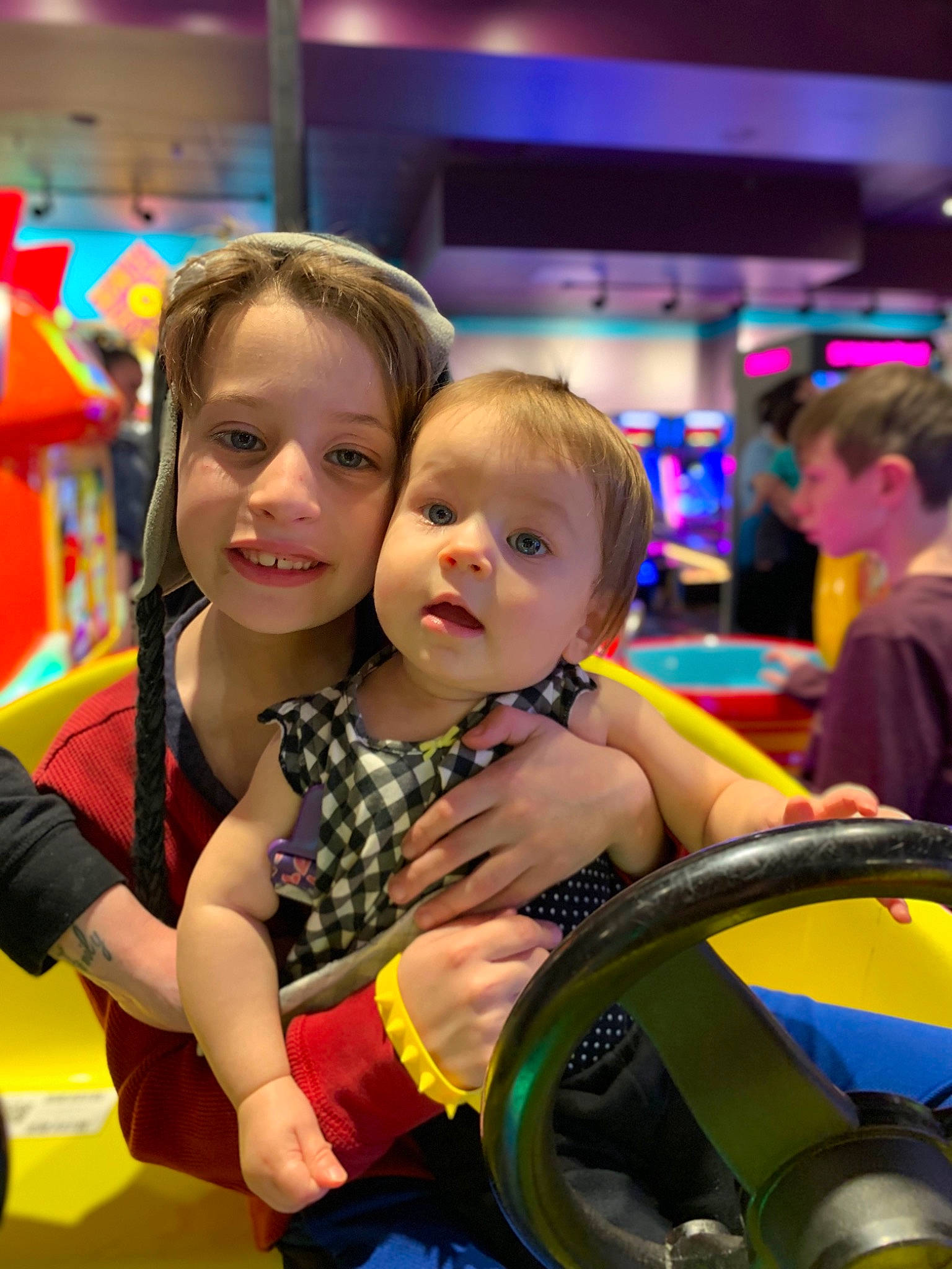 Jaxon is registered to the contest to win money with this photo: child, fun, games, joy, leisure, people, person, play, product, recreation, smile, surprise, toddler, vacation, yellow