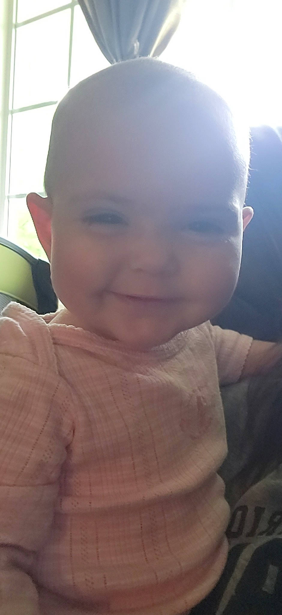 Adalee joined the competition — help win amazing prizes! baby, baby_toddler_clothing, blurred, cheek, chin, cloud, ear, eyebrow, facial_expression, forehead, happy, head, iris, joy, lip, mouth, neck, nose, person, skin