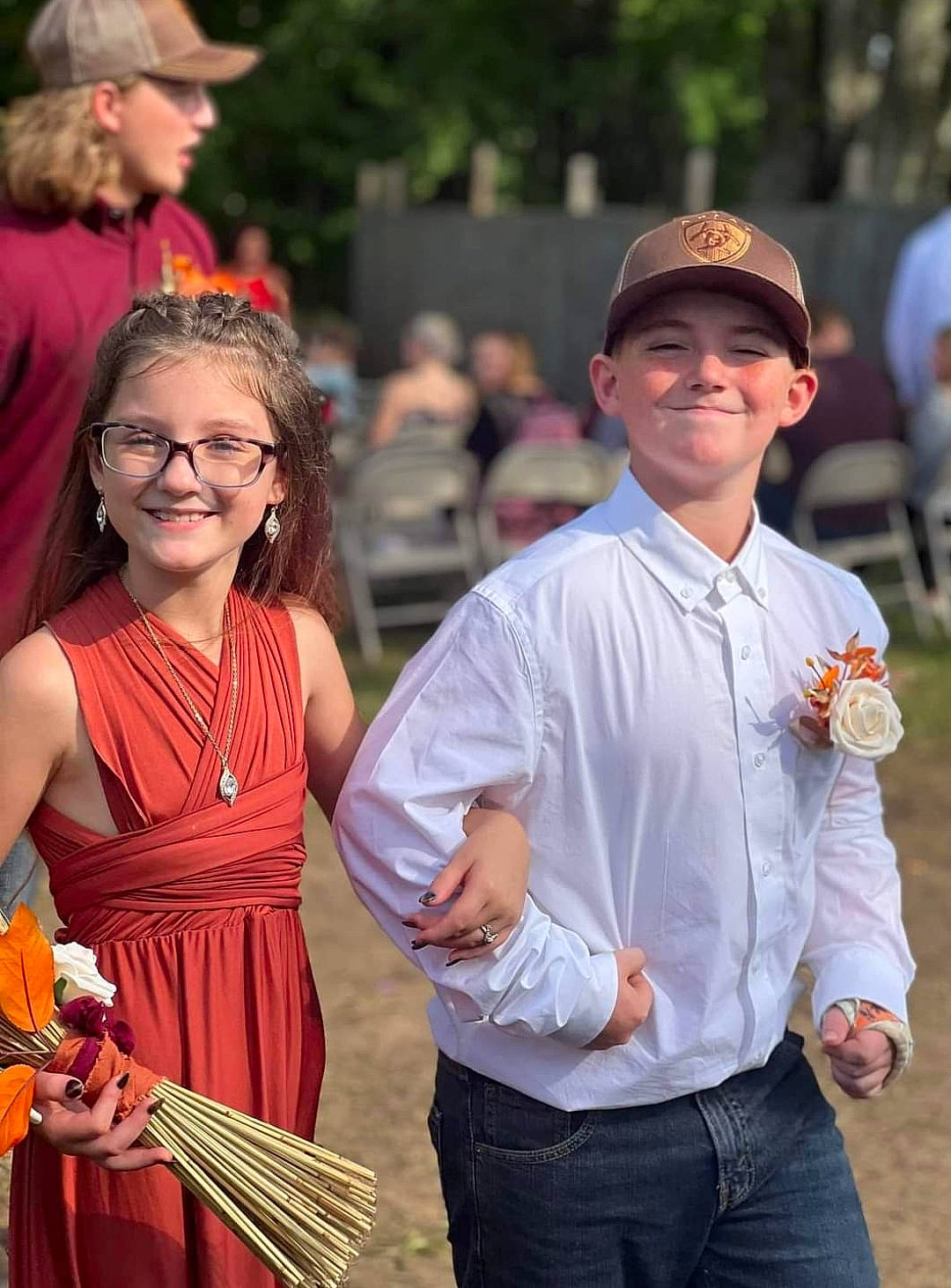 Tandalah joined the competition — help win amazing prizes! baseball_cap, belt, cap, child, dress, event, eyewear, fashion_accessory, formal_wear, fun, happy, hat, headwear, jewellery, joy, leisure, orange, person, photograph, recreation