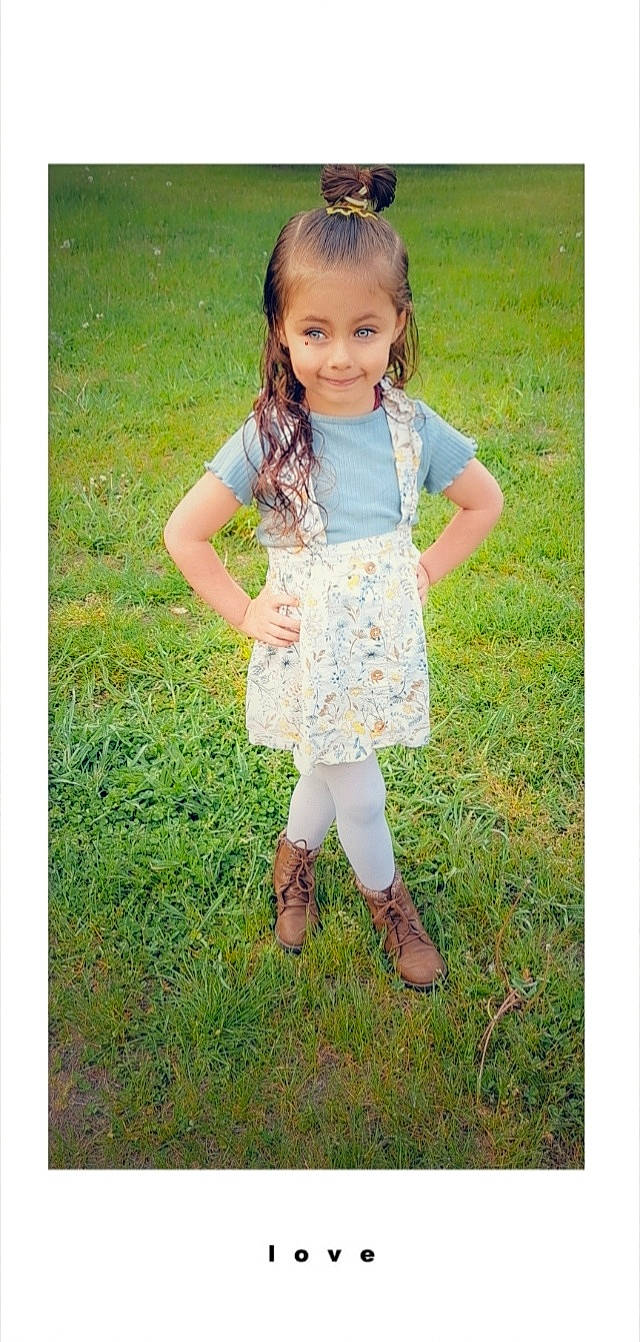 Taylah is registered to the contest to win money with this photo: baby_toddler_clothing, child, day_dress, fashion_accessory, fun, grass, grass_family, grassland, happy, joy, magenta, pattern, people_in_nature, person, portrait_photography, prairie, sandal, sleeve, smile, soil